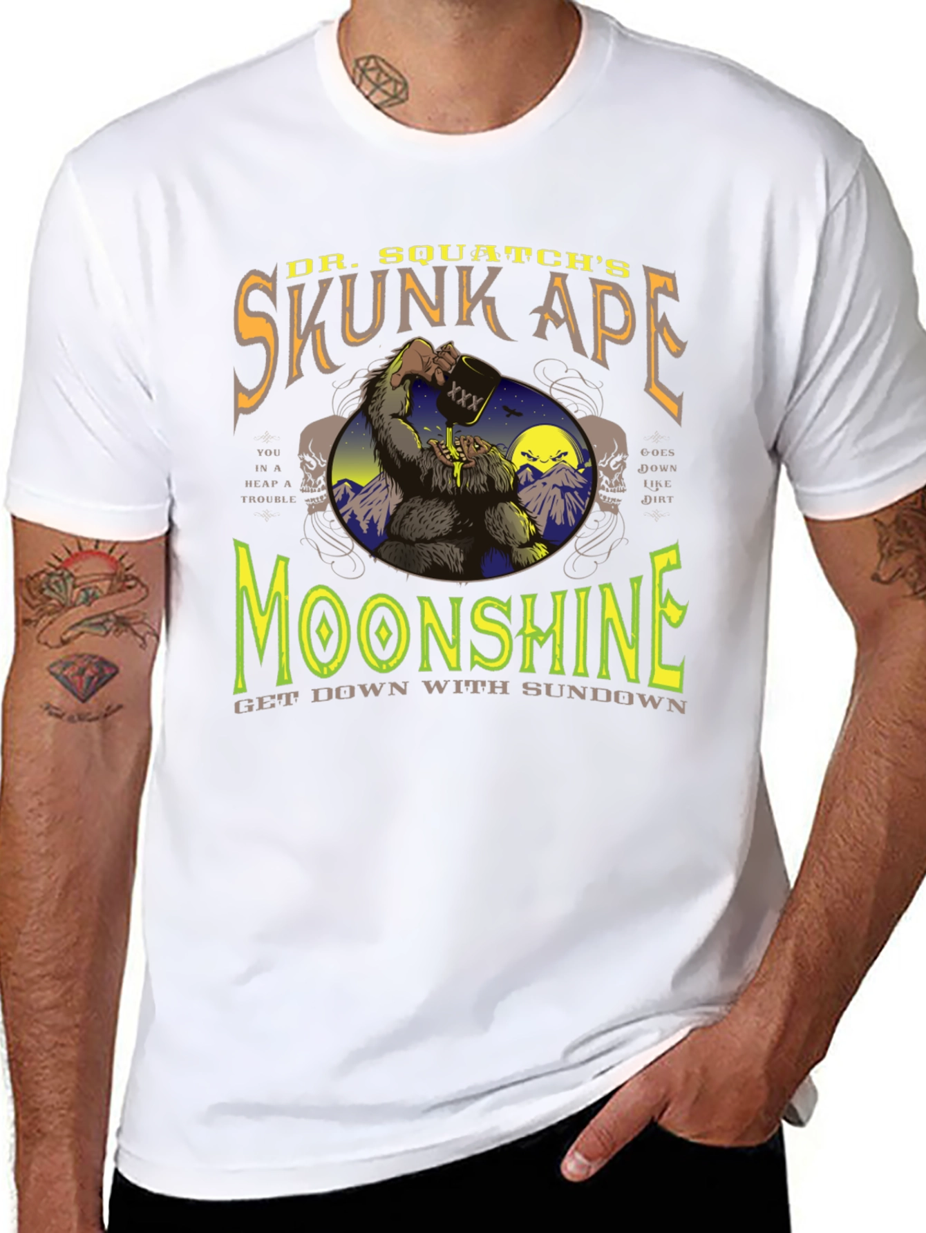 Skunk Ape Moonshine Graphic T-Shirt