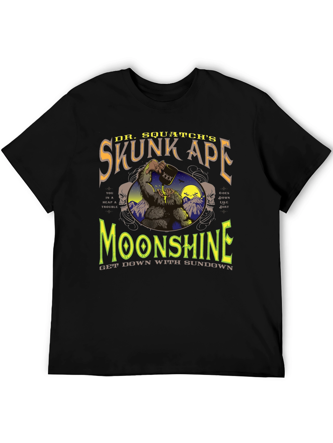 Skunk Ape Moonshine Graphic T-Shirt
