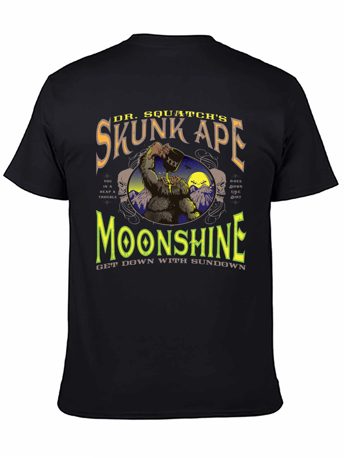 Skunk Ape Moonshine Graphic T-Shirt