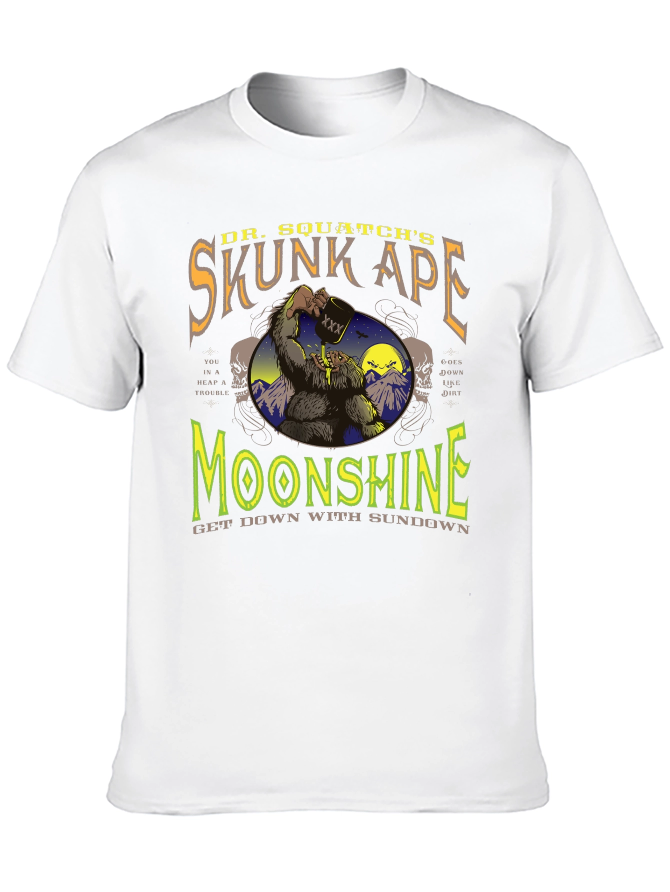 Skunk Ape Moonshine Graphic T-Shirt