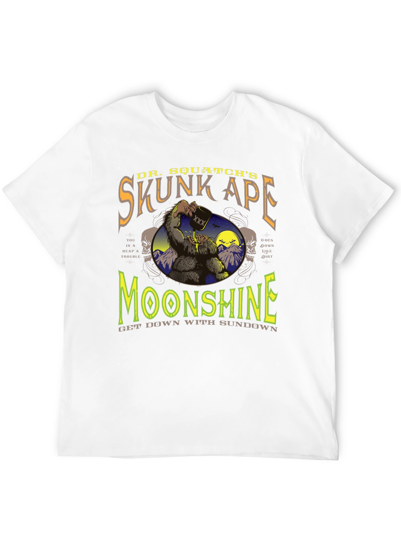 Skunk Ape Moonshine Graphic T-Shirt