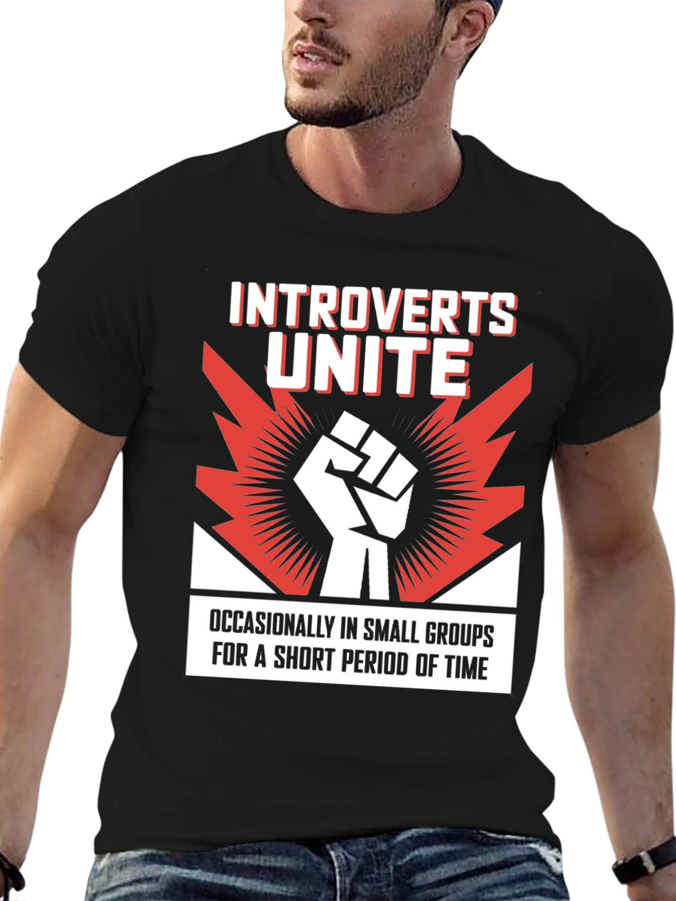 Introverts Unite Graphic T-Shirt