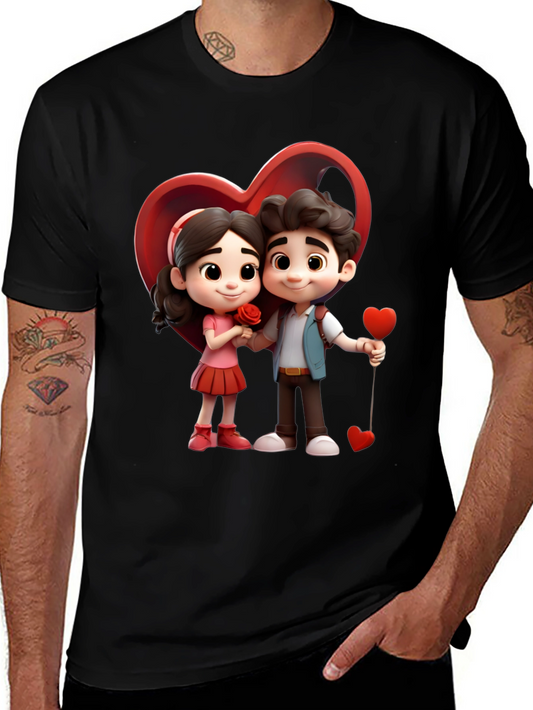 Cartoon Couple T-Shirt