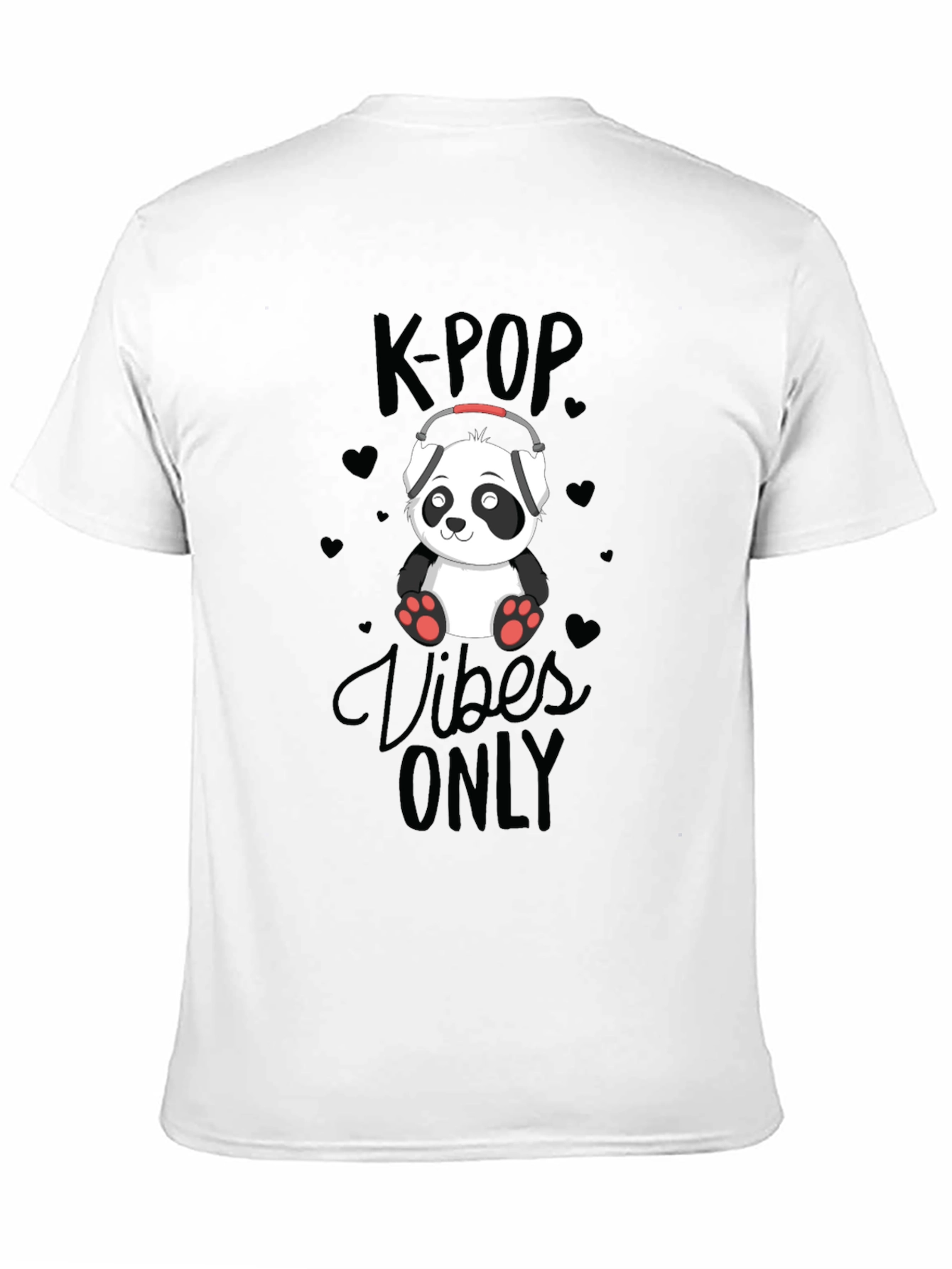 K-POP Vibes Only Panda T-Shirt