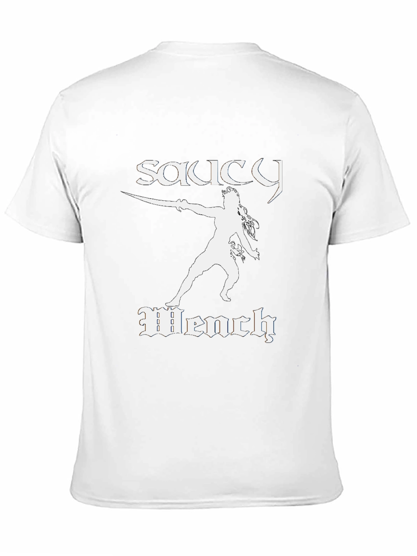 Saucy Wench Graphic Tee - Black Cotton T-Shirt