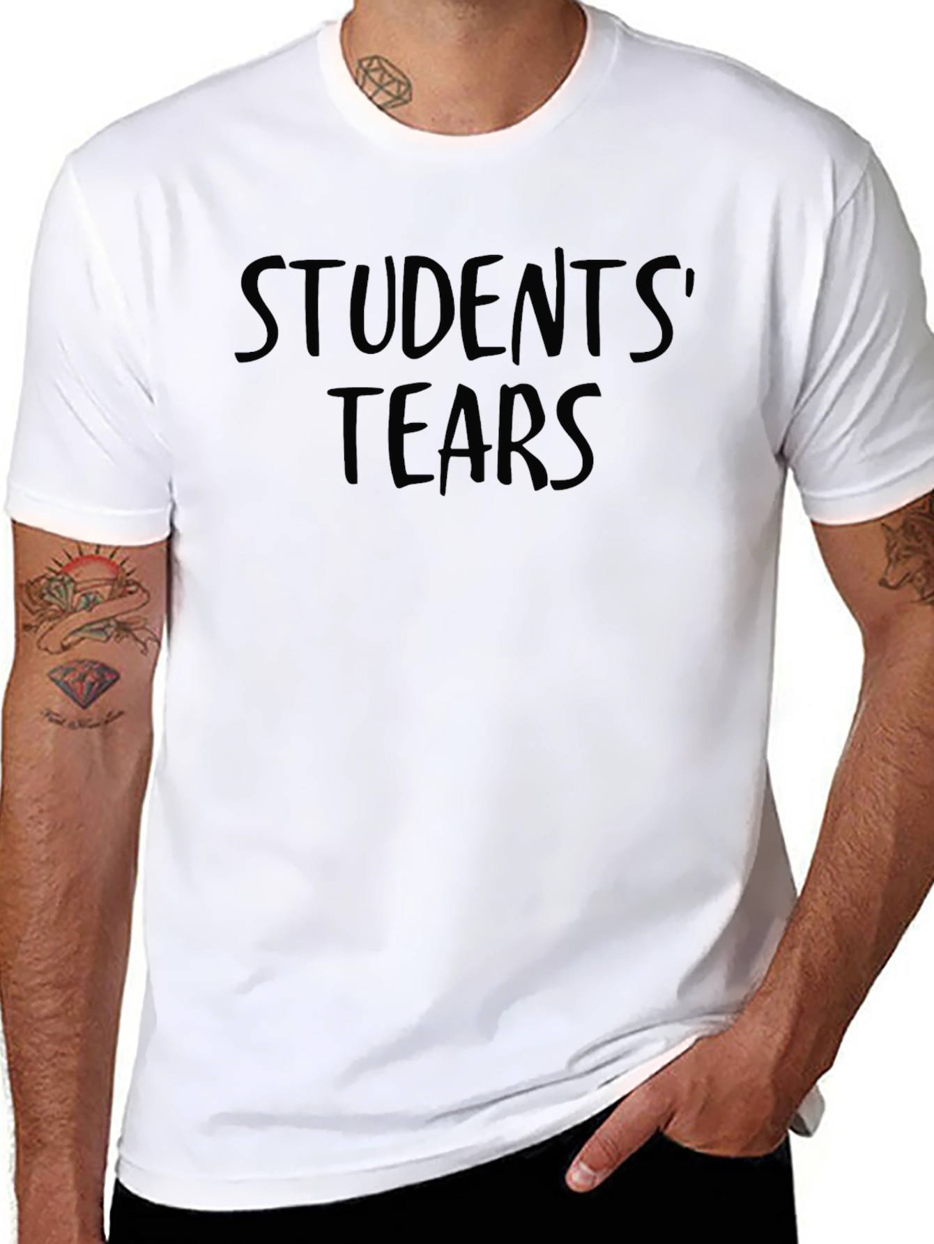 Students Tears T-Shirt | Funny Student Meme Tee | School Humor Graphic Shirt | Gift for Students | Free Shipping $50+