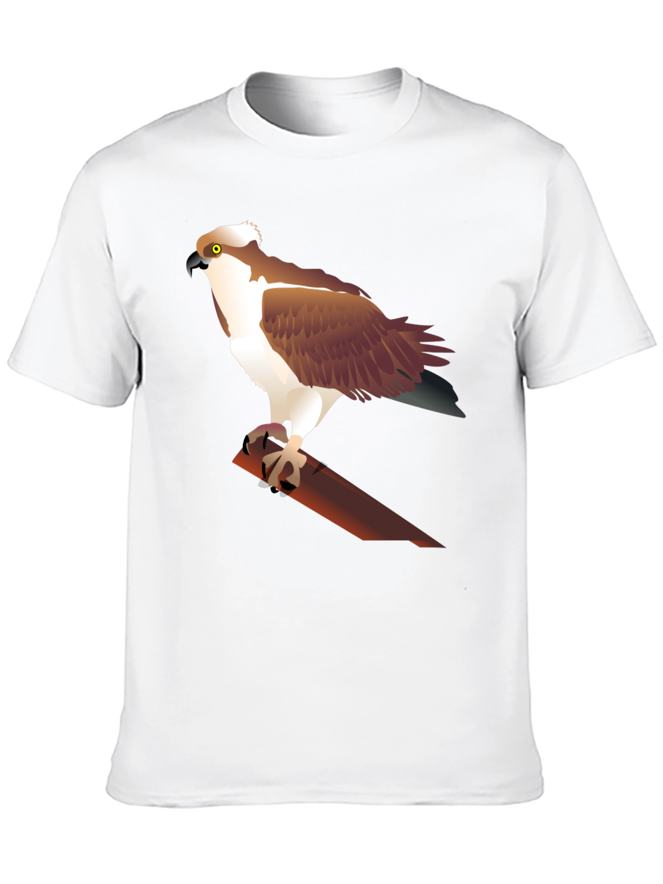 Osprey Bird Graphic T-Shirt - Black Cotton Tee