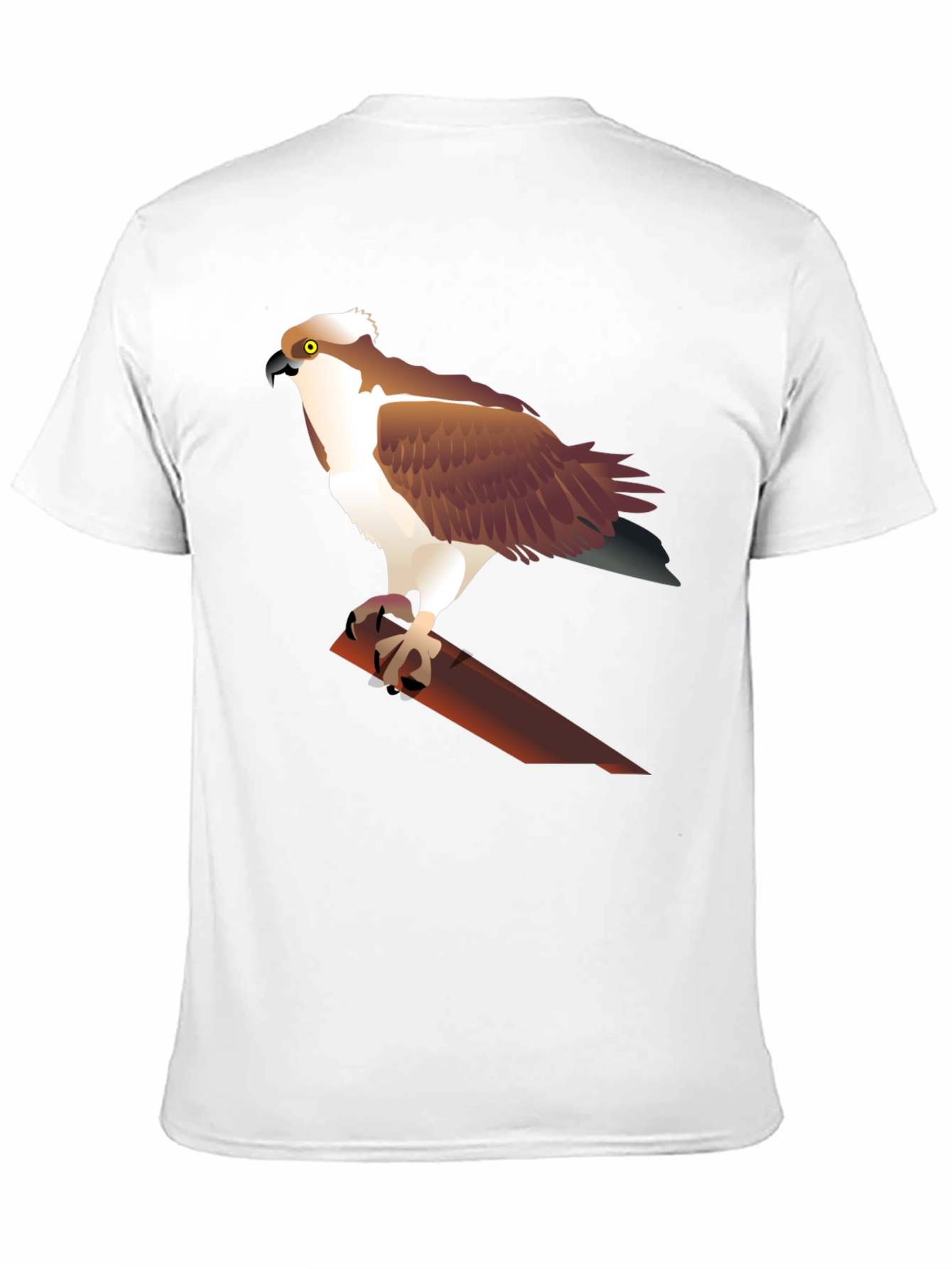 Osprey Bird Graphic T-Shirt - Black Cotton Tee