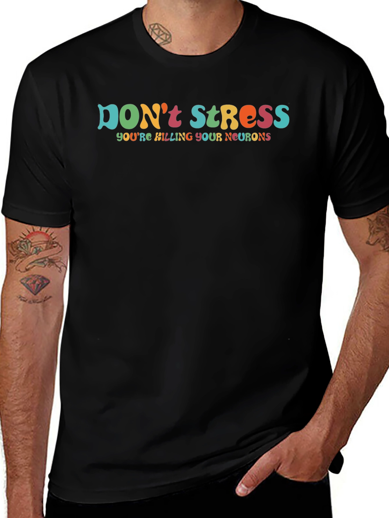 Dont Stress T-Shirt - Relax & Thrive