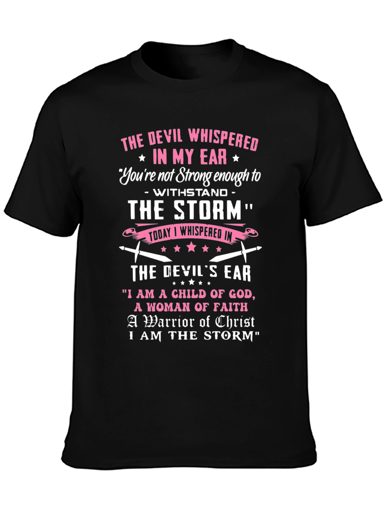 The Storm T-Shirt Christian Warrior Faith Tee