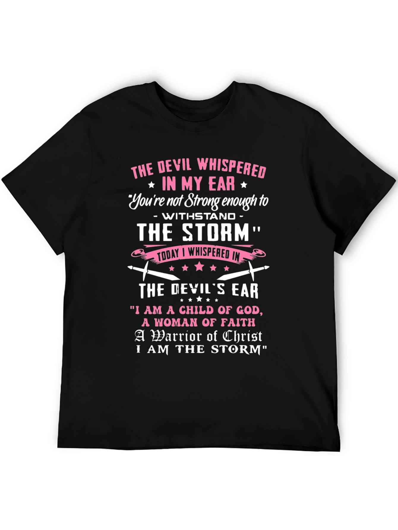 The Storm T-Shirt Christian Warrior Faith Tee