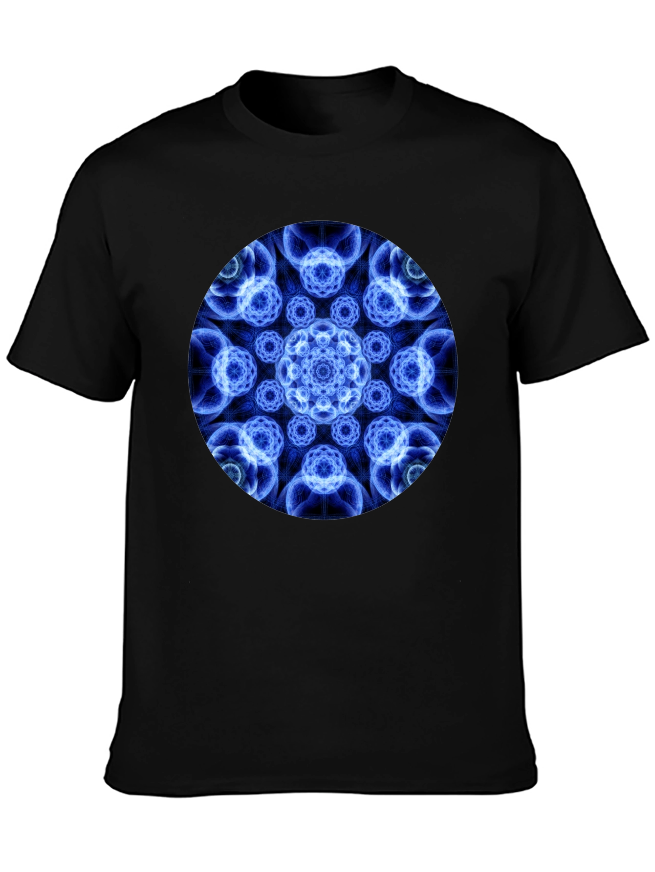 Geometric Mandala Black T-Shirt