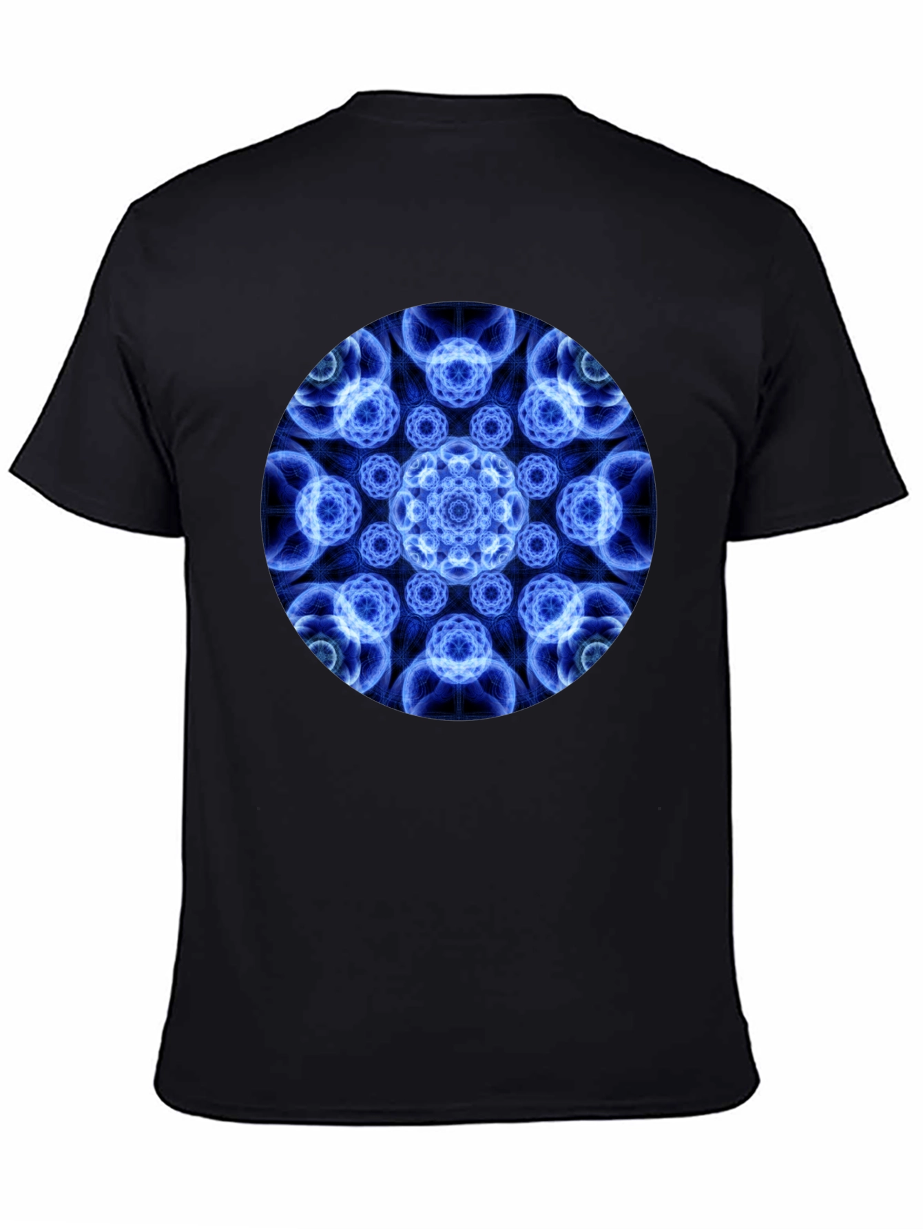 Geometric Mandala Black T-Shirt