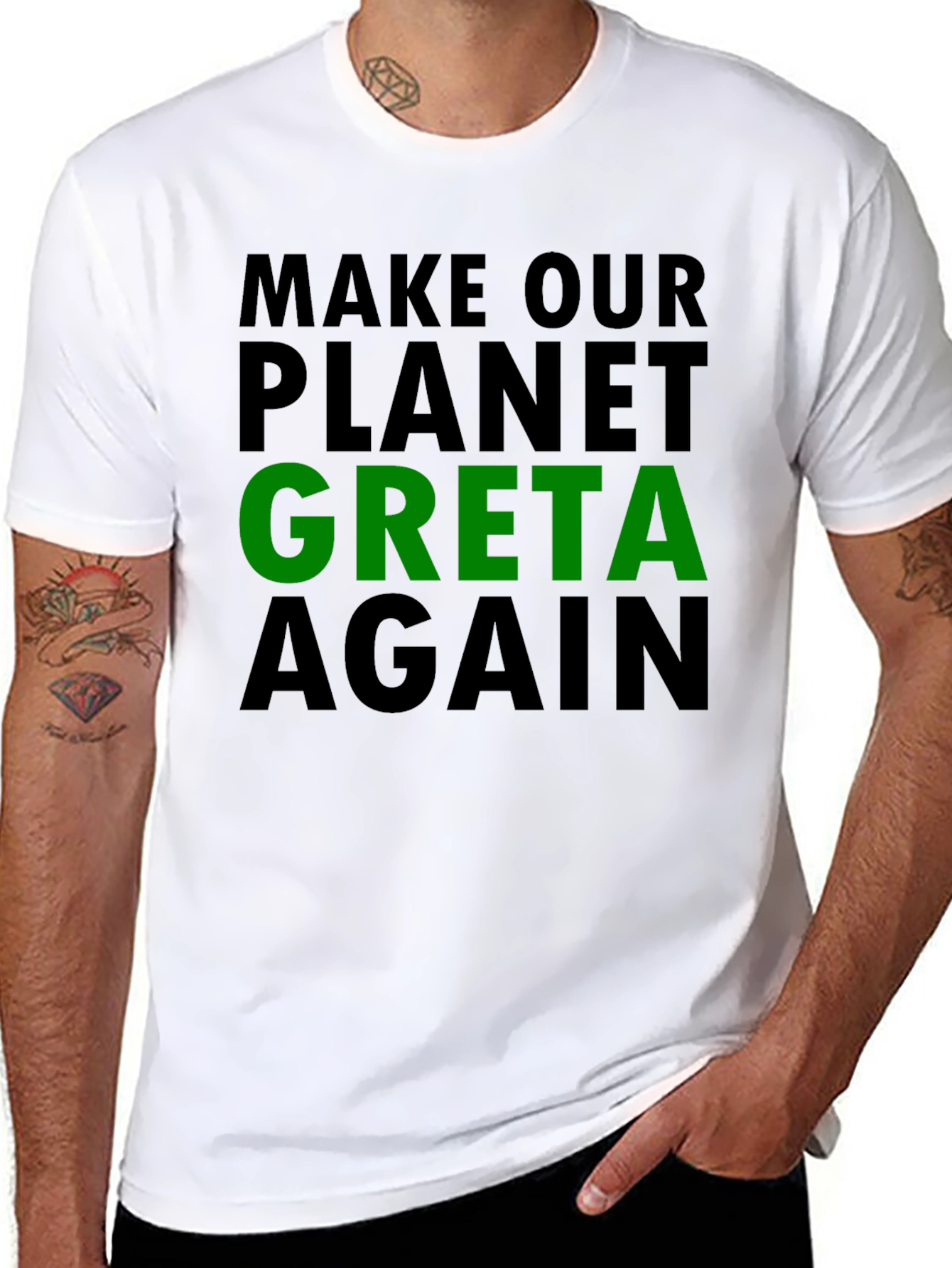Make Our Planet Greta Again Graphic Tee