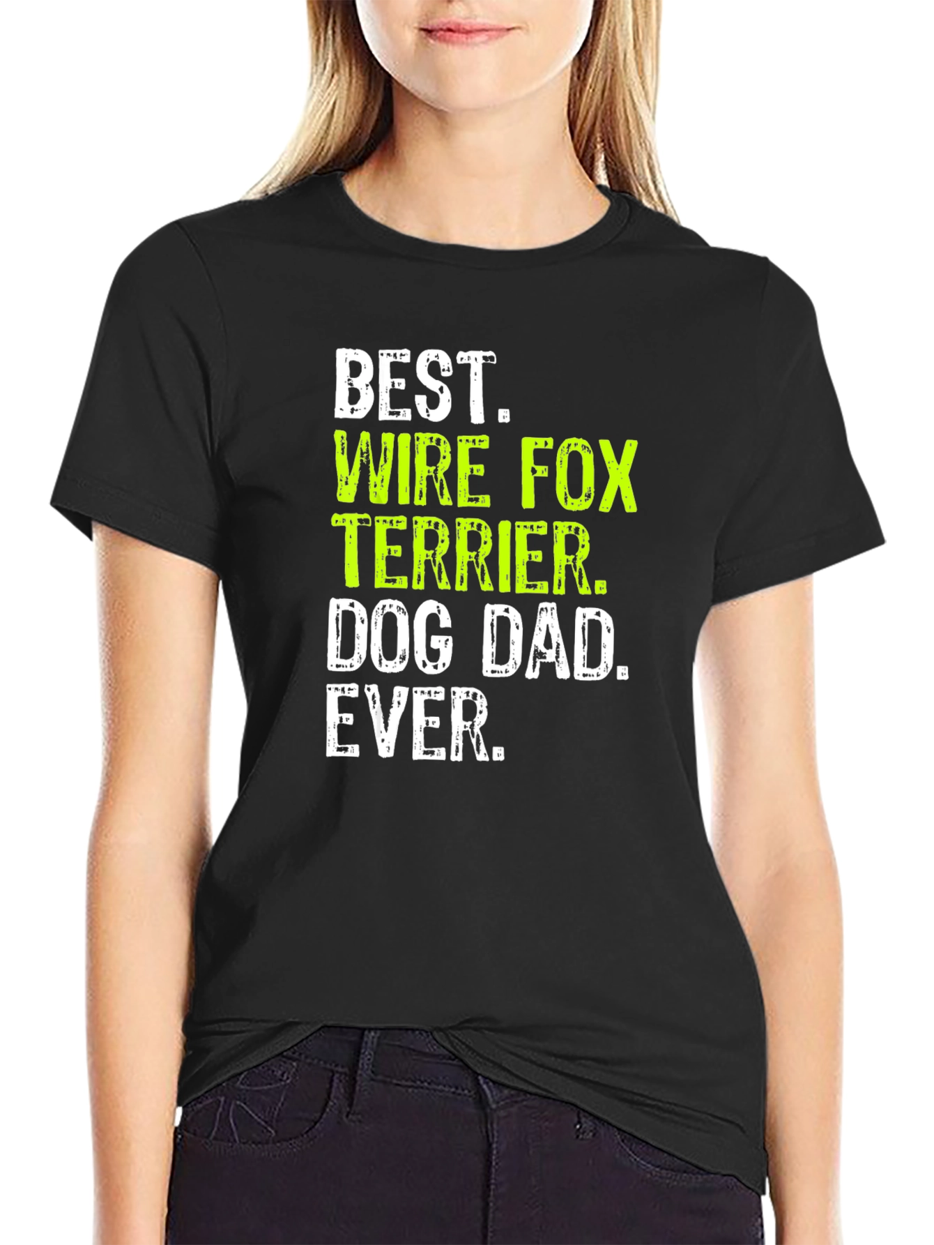 Best Wire Fox Terrier Dog Dad Ever T-Shirt – Proud Dog Dad Tee