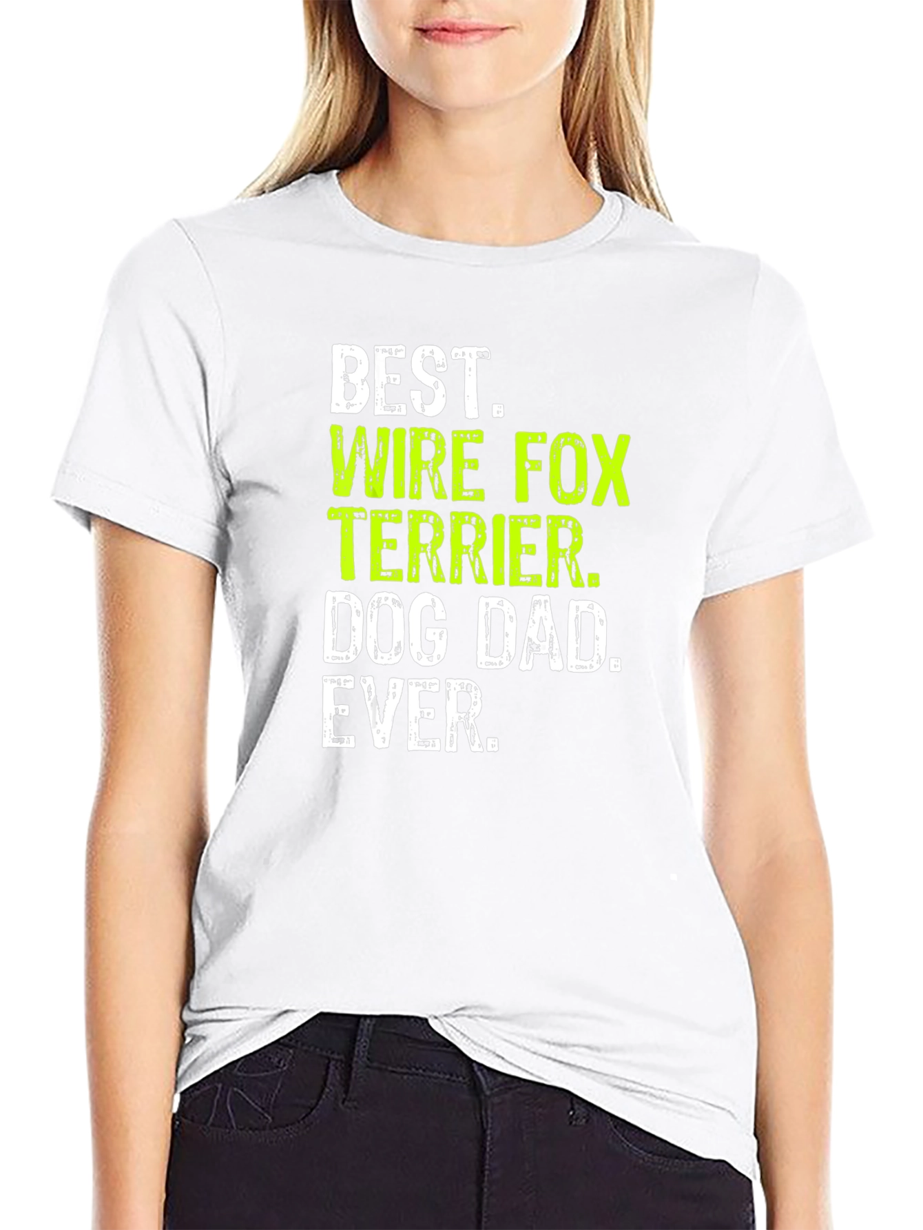 Best Wire Fox Terrier Dog Dad Ever T-Shirt – Proud Dog Dad Tee
