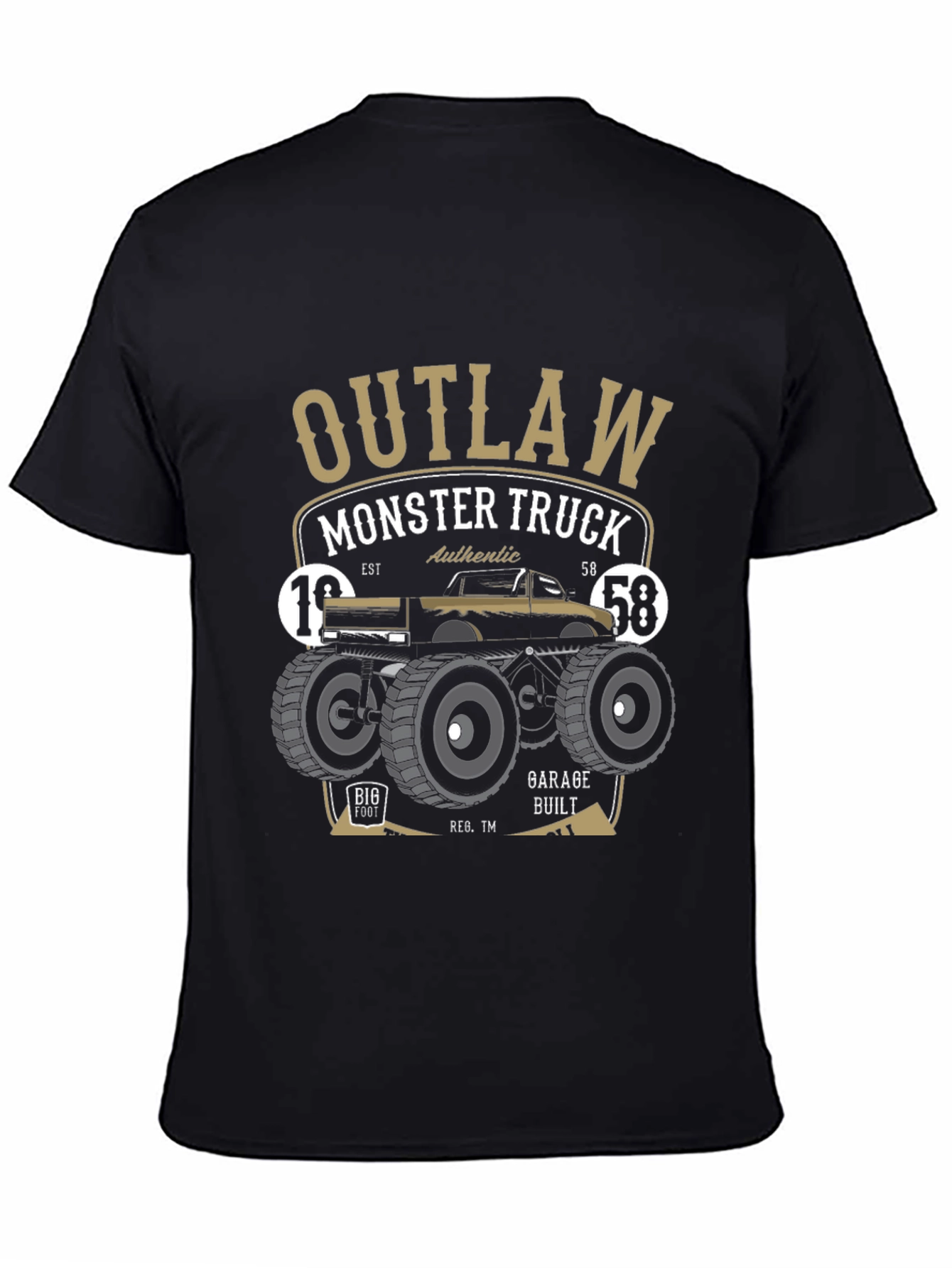 Outlaw Monster Truck Graphic Tee