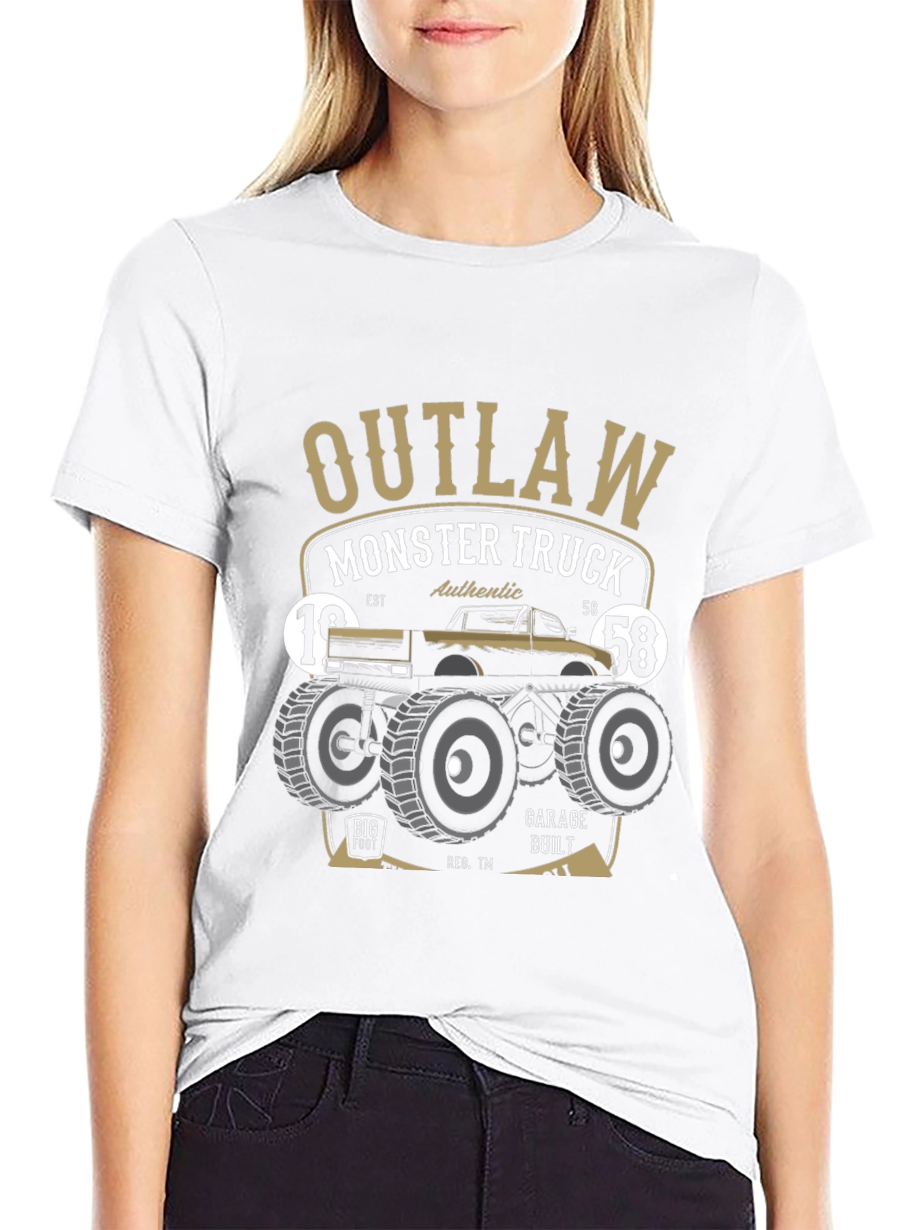 Outlaw Monster Truck Graphic Tee