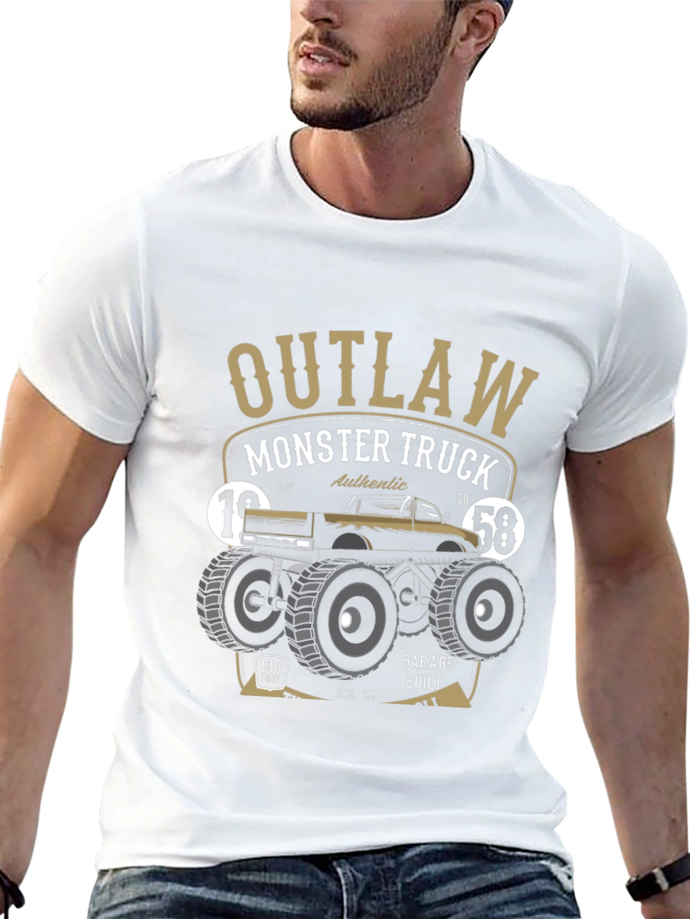 Outlaw Monster Truck Graphic Tee