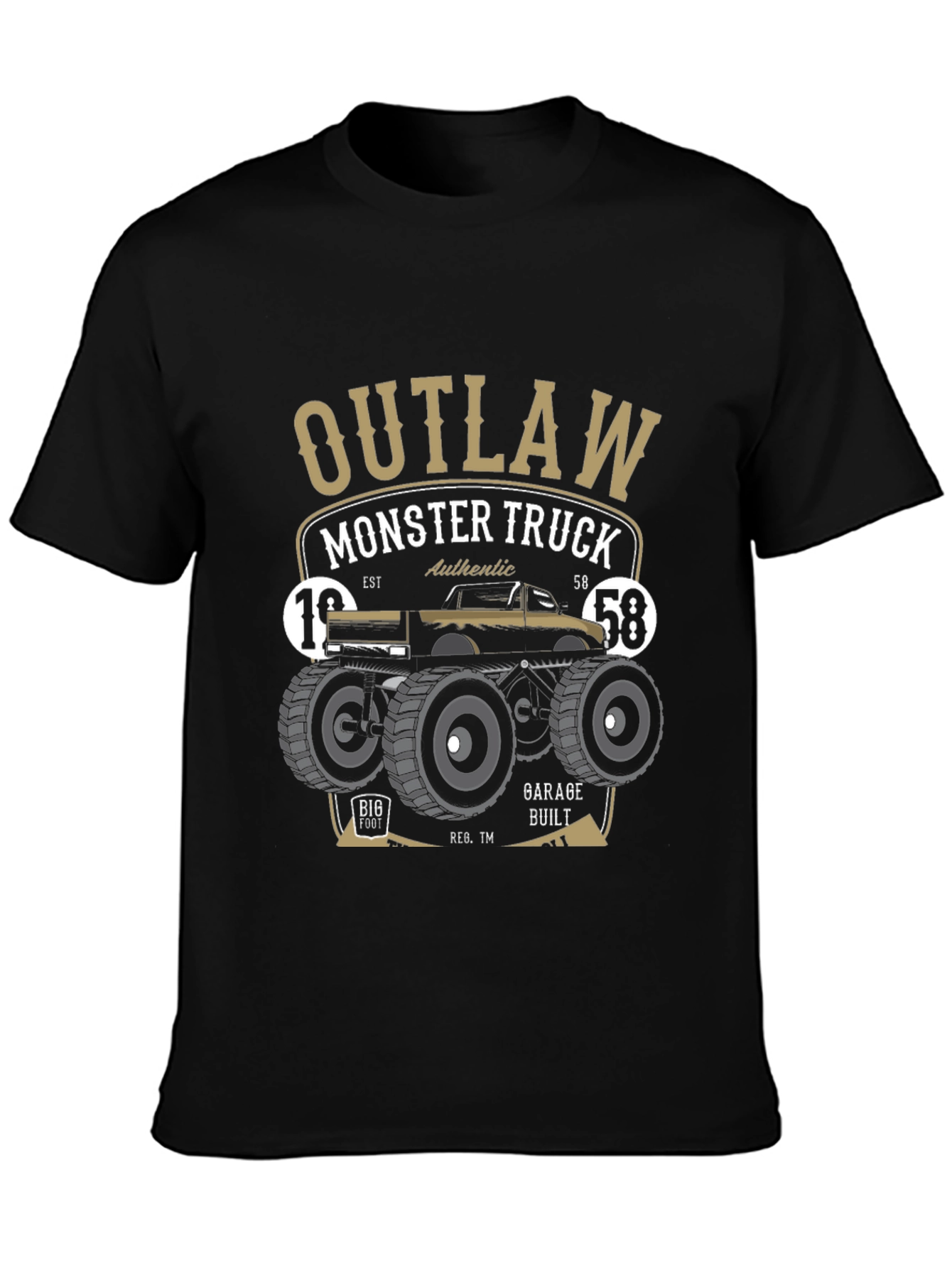 Outlaw Monster Truck Graphic Tee