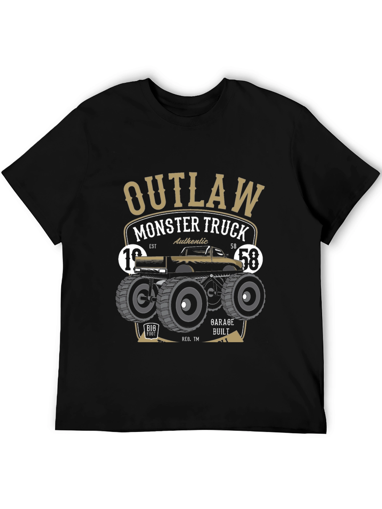 Outlaw Monster Truck Graphic Tee