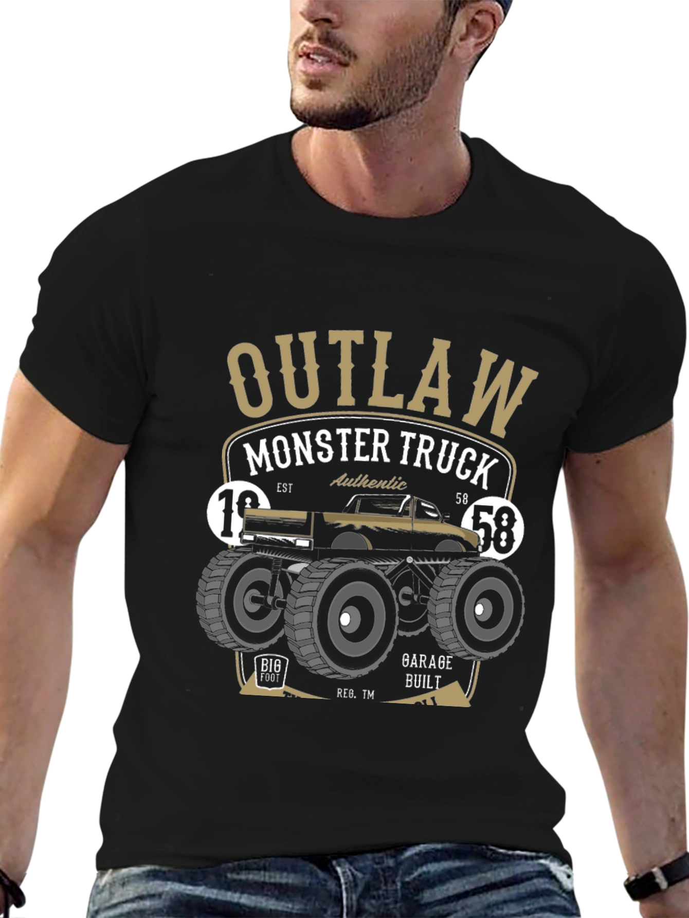 Outlaw Monster Truck Graphic Tee