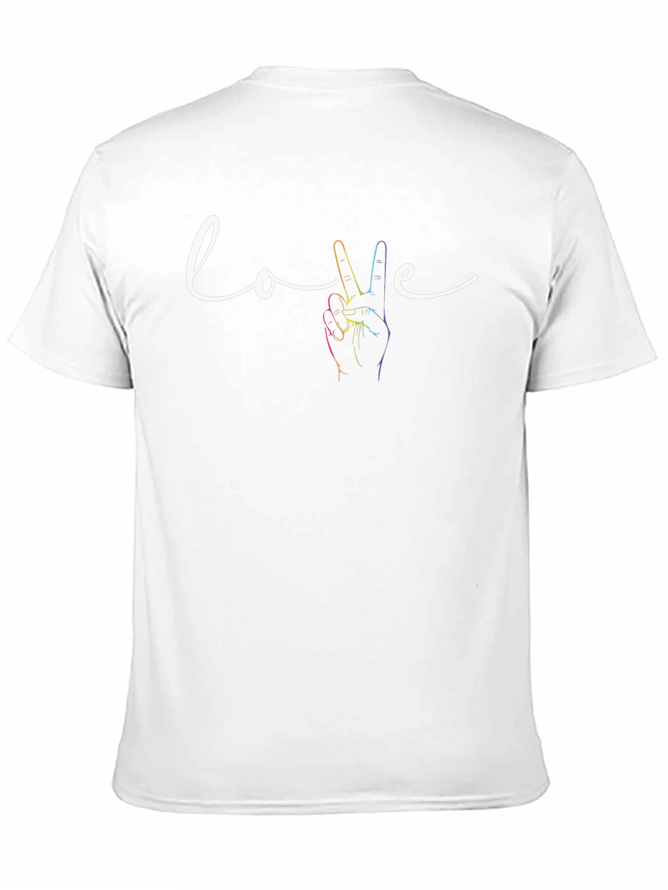 Love Peace Sign Graphic T-Shirt