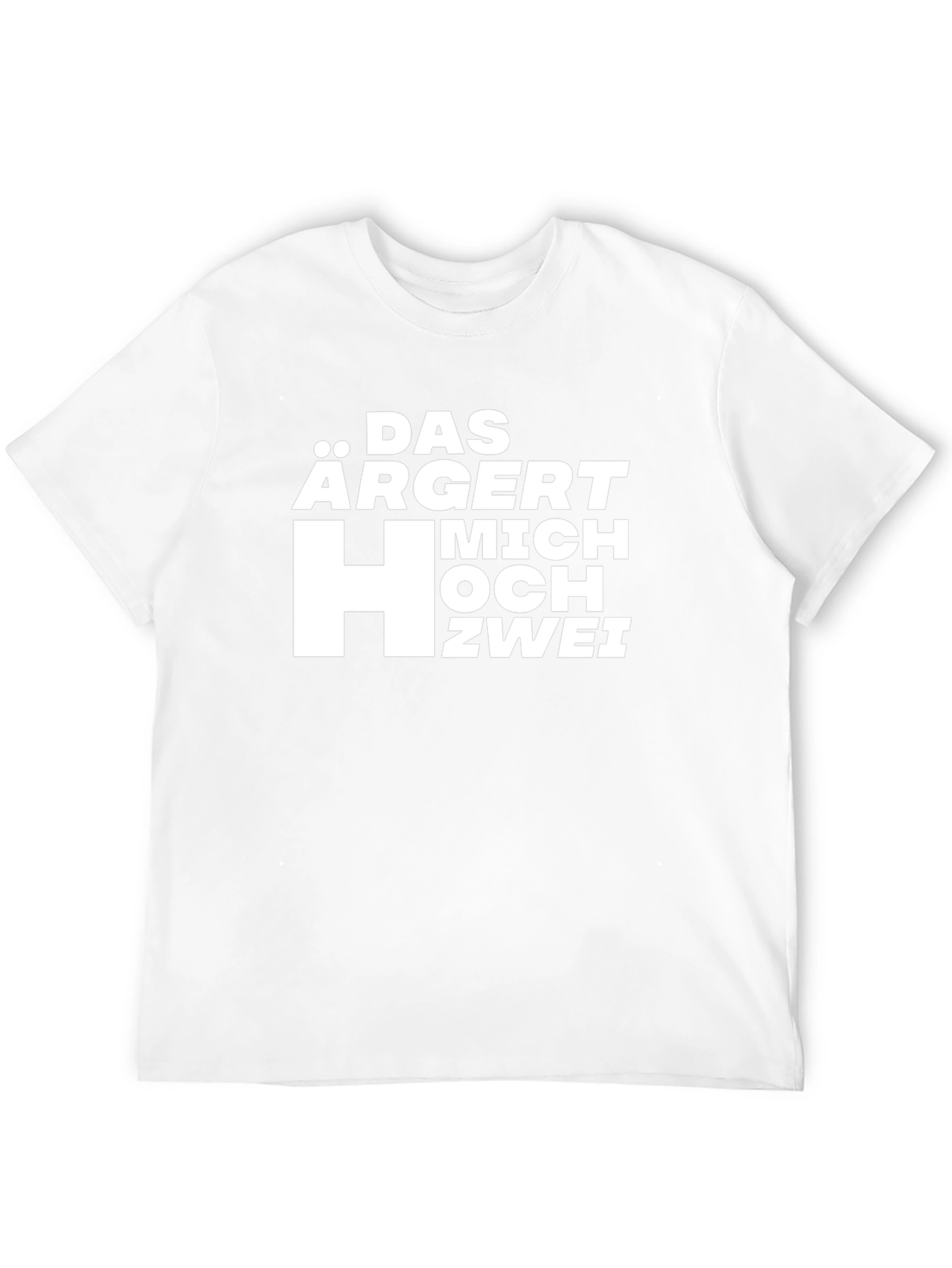 Das Argert Mich HOCH ZWEI Black T-Shirt