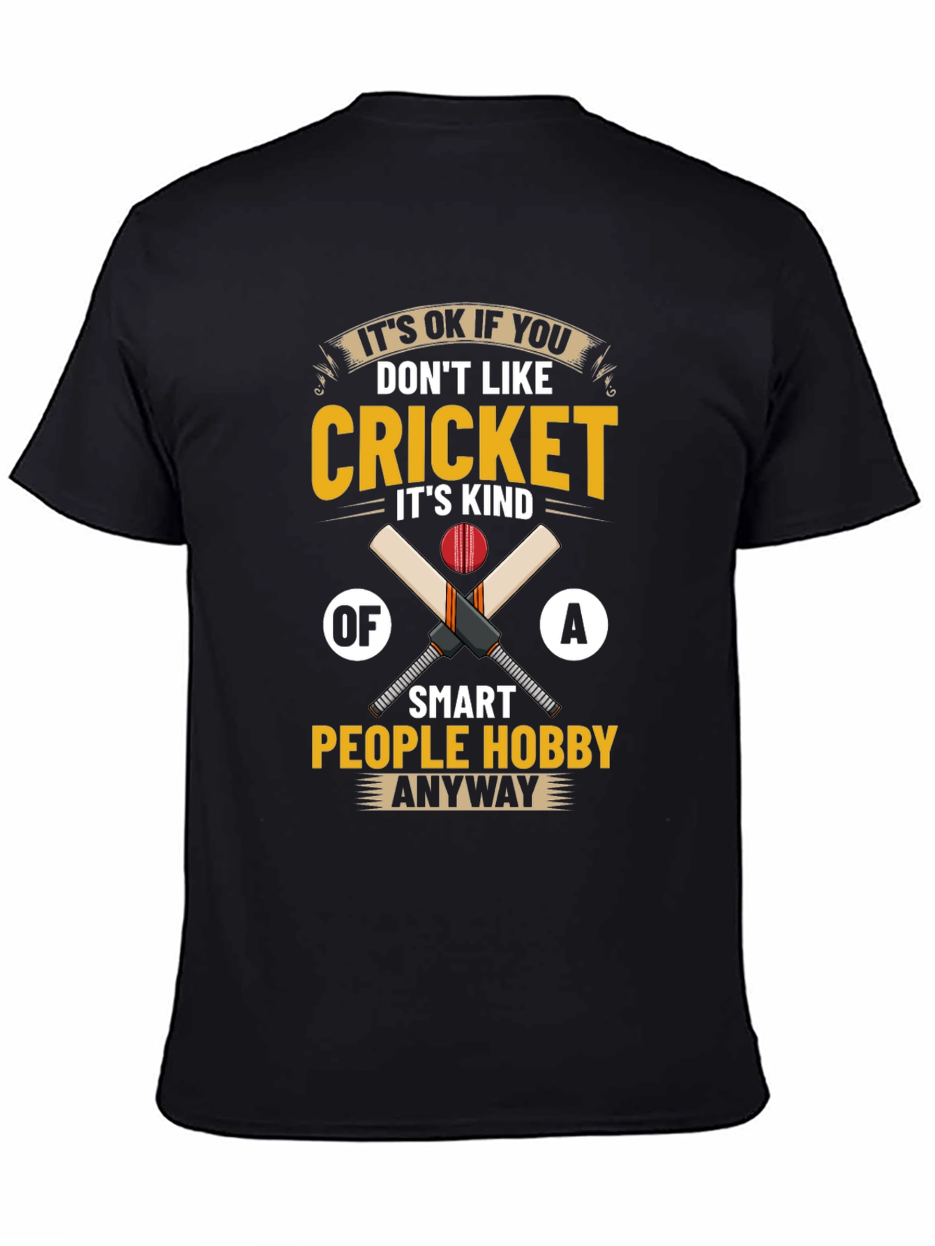 Cricket Hobby T-Shirt - Smart People Tee