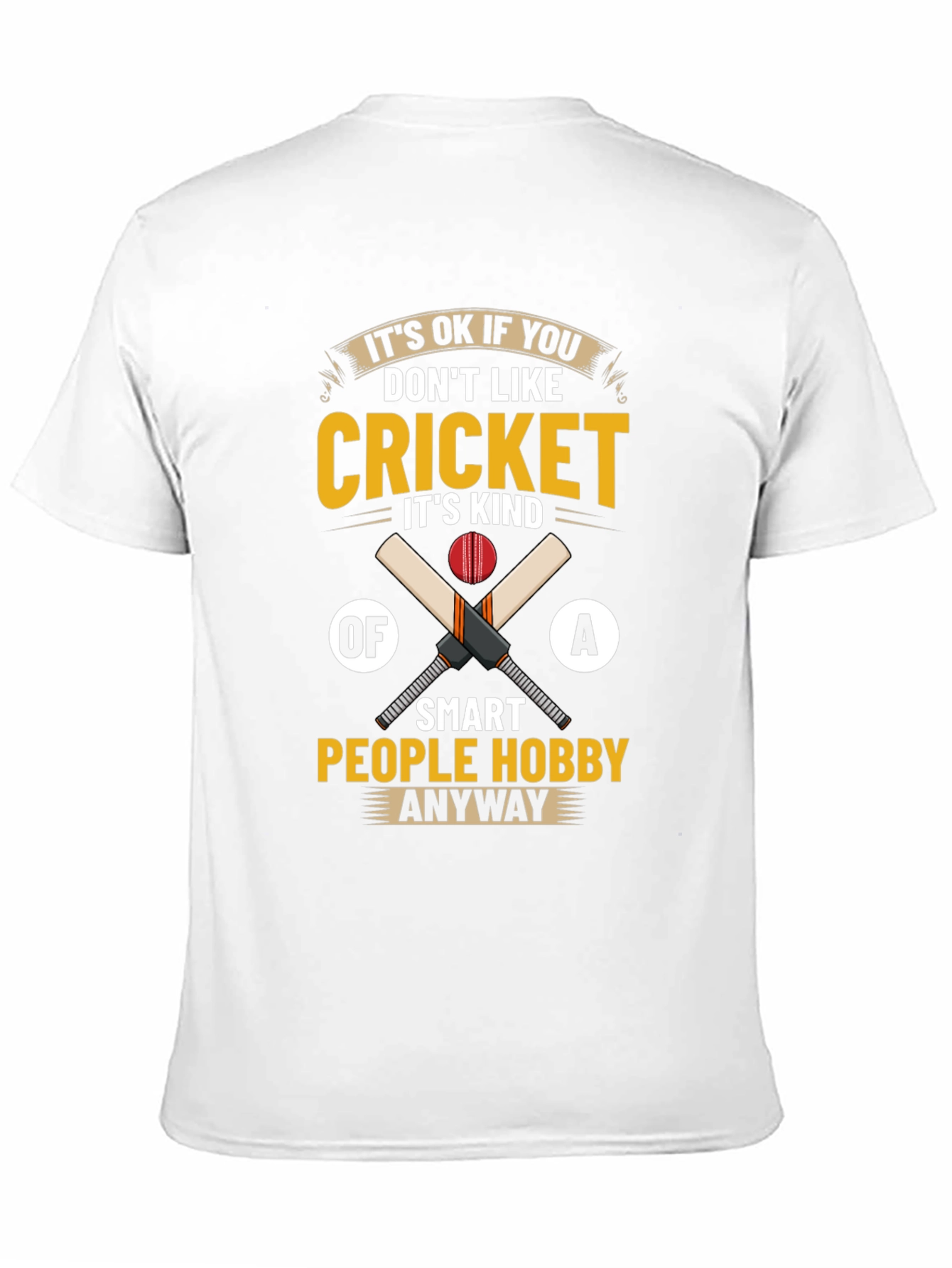 Cricket Hobby T-Shirt - Smart People Tee