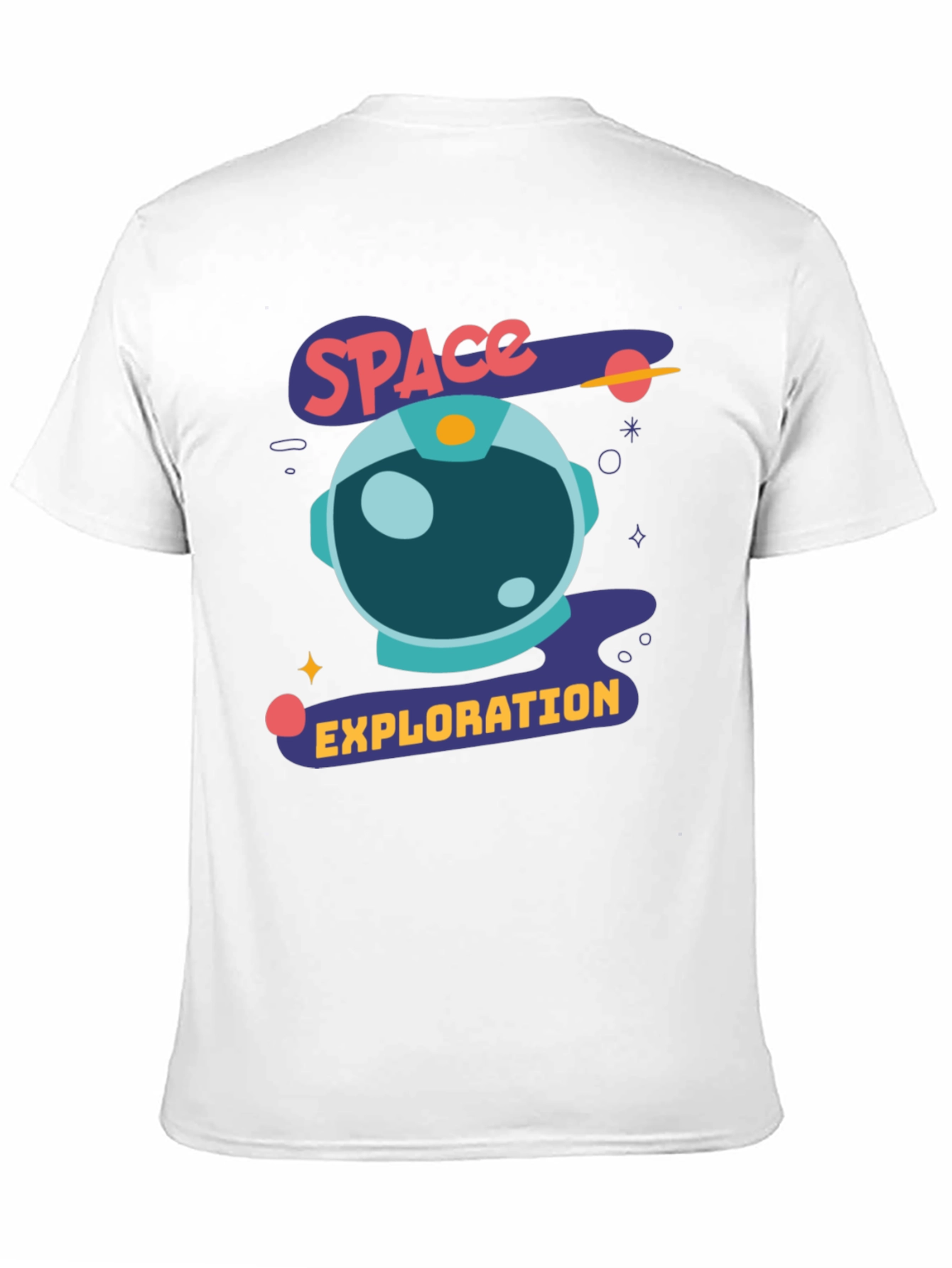 Space Exploration Graphic Tee - Black Astronaut Shirt
