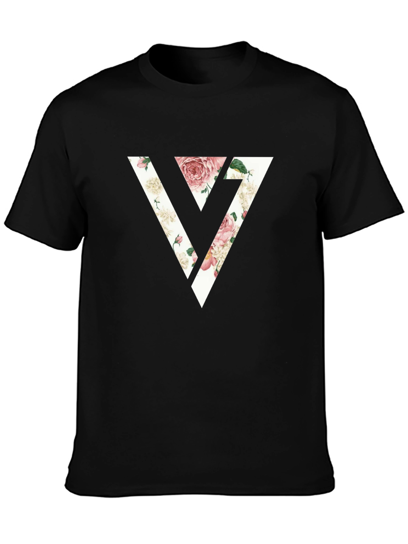 Floral Seventeen T-Shirt - Unique K-Pop Fashion