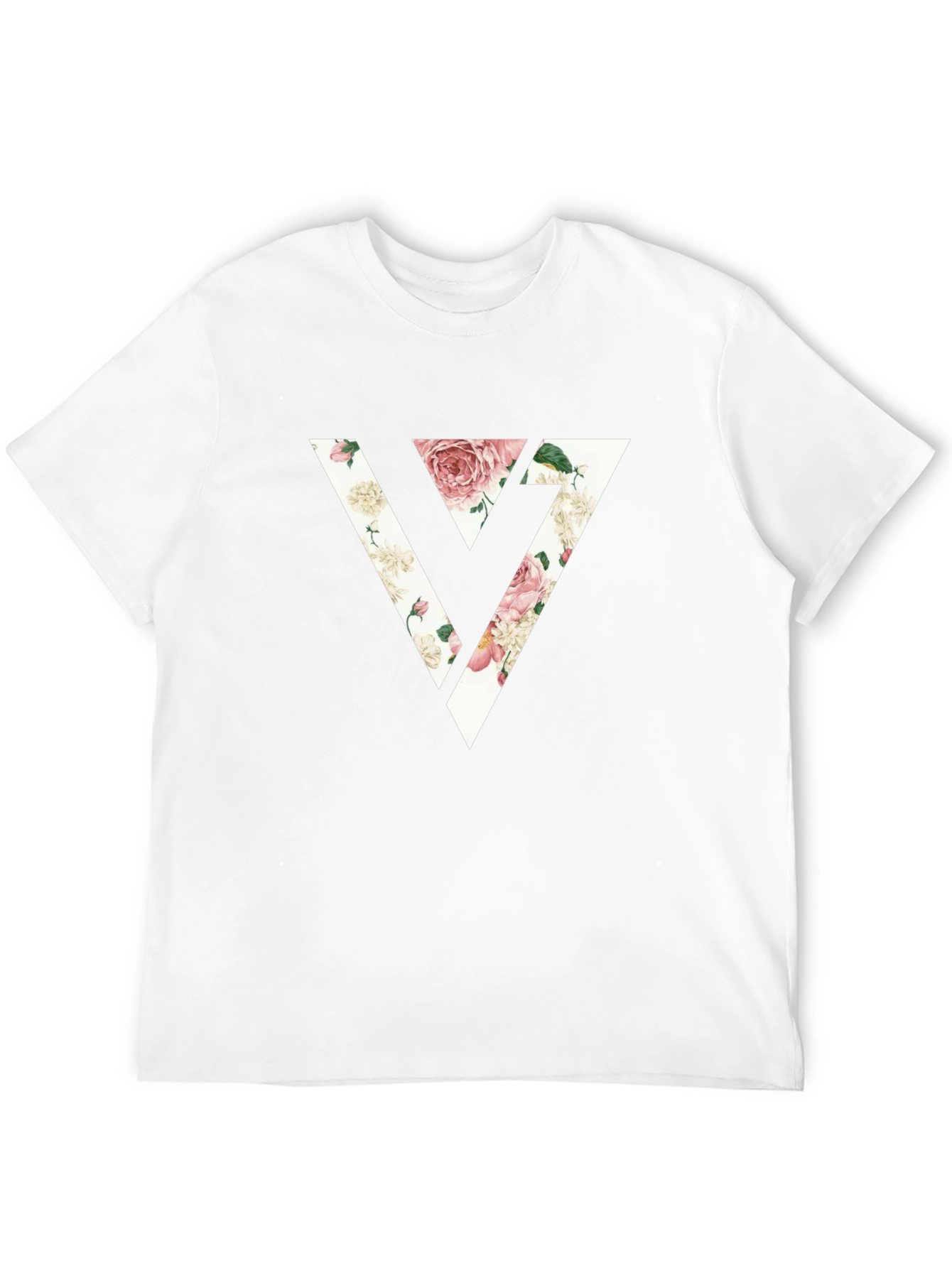Floral Seventeen T-Shirt - Unique K-Pop Fashion