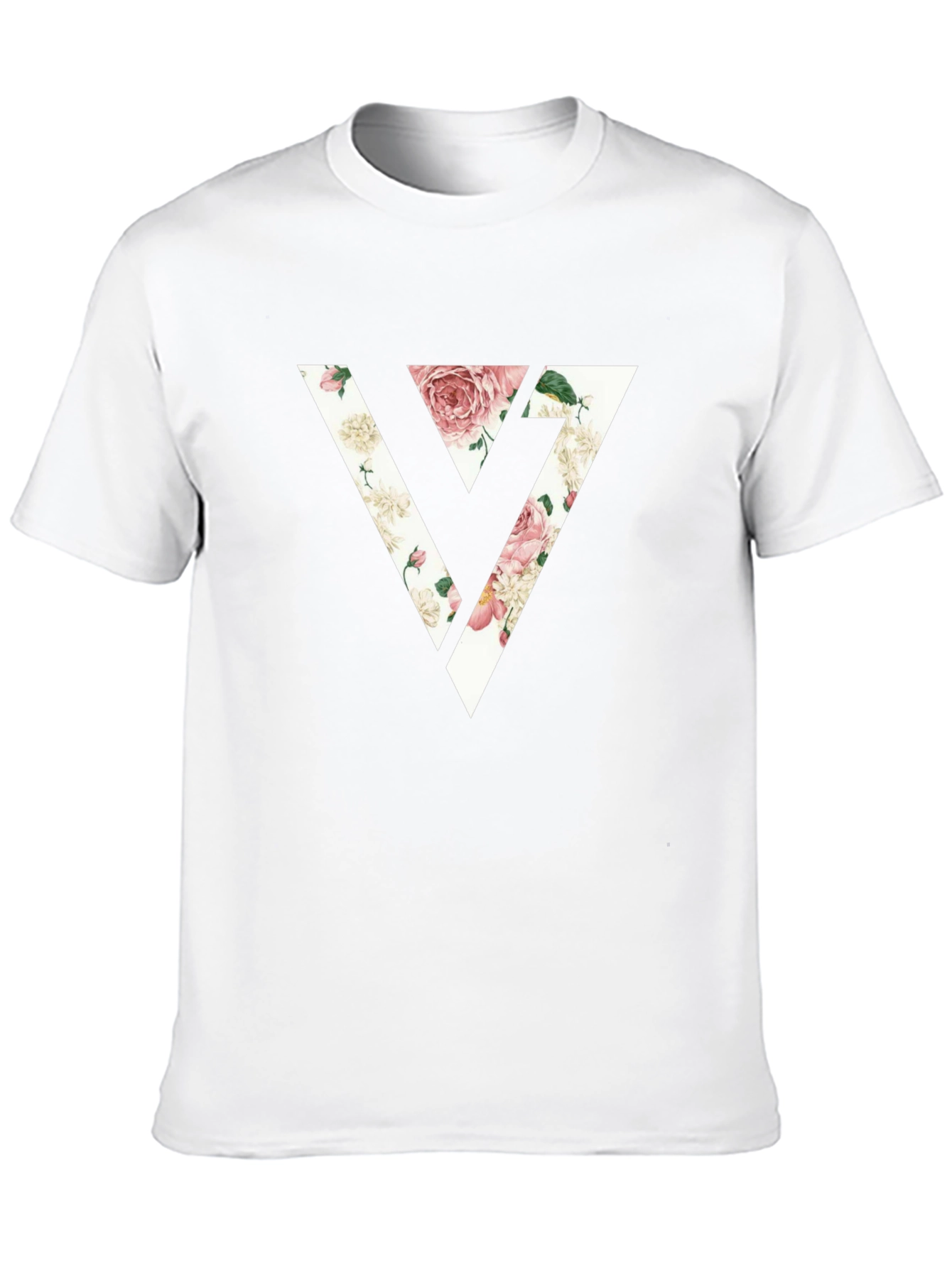 Floral Seventeen T-Shirt - Unique K-Pop Fashion