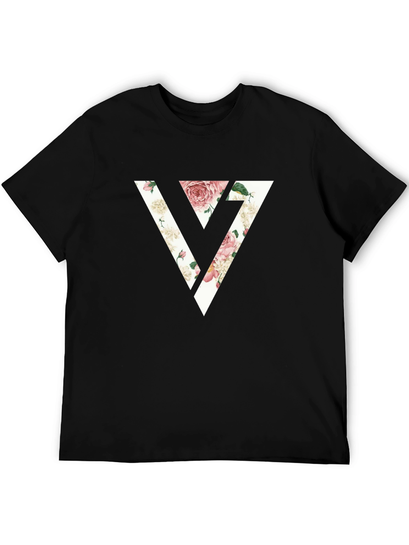 Floral Seventeen T-Shirt - Unique K-Pop Fashion