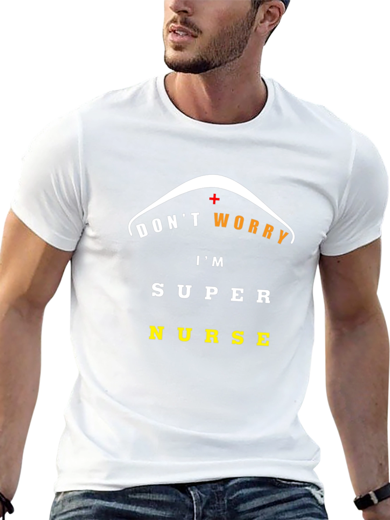 Super Nurse Graphic Tee - Black Cotton Comfort