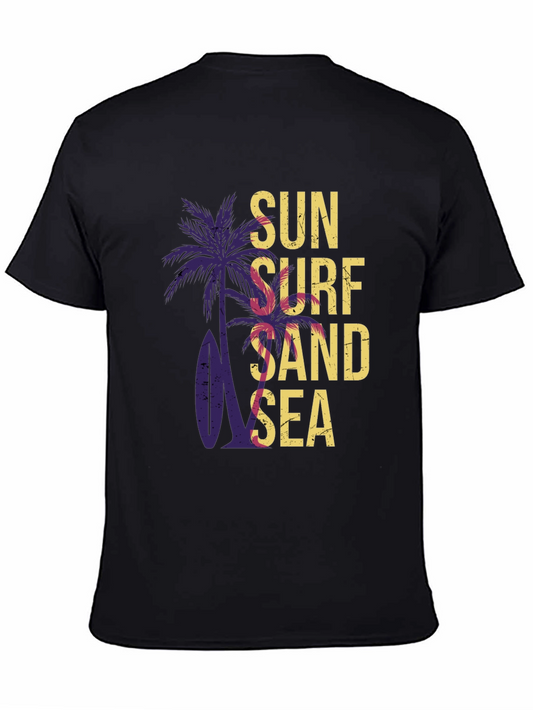 Sun Surf Sand Sea Graphic T-Shirt