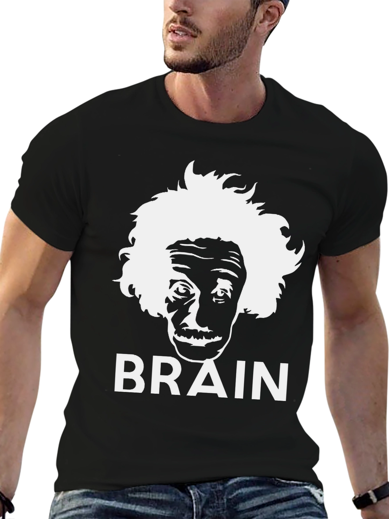 Einstein Brain T-Shirt - Smart & Funny Graphic Tee