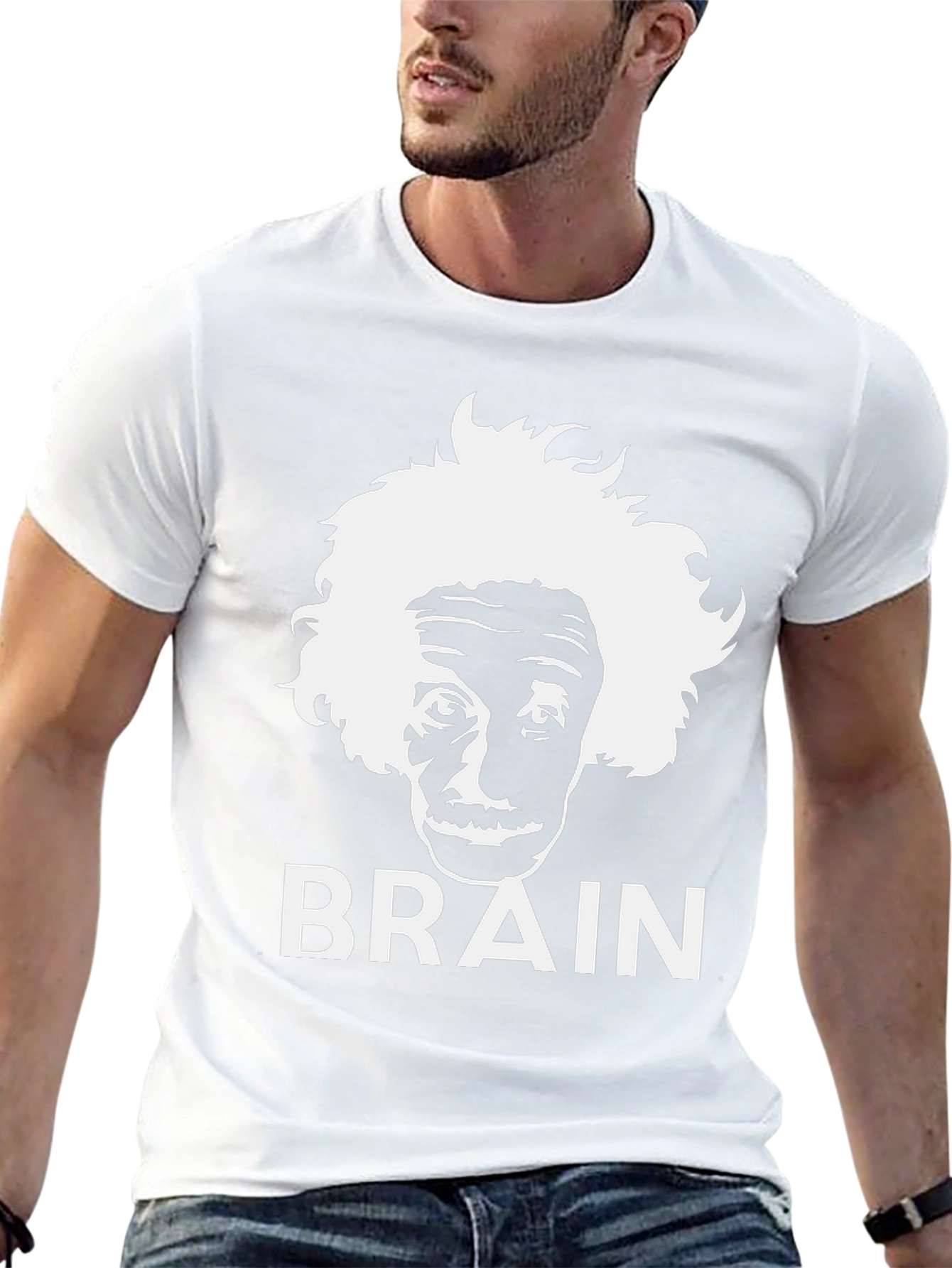 Einstein Brain T-Shirt - Smart & Funny Graphic Tee