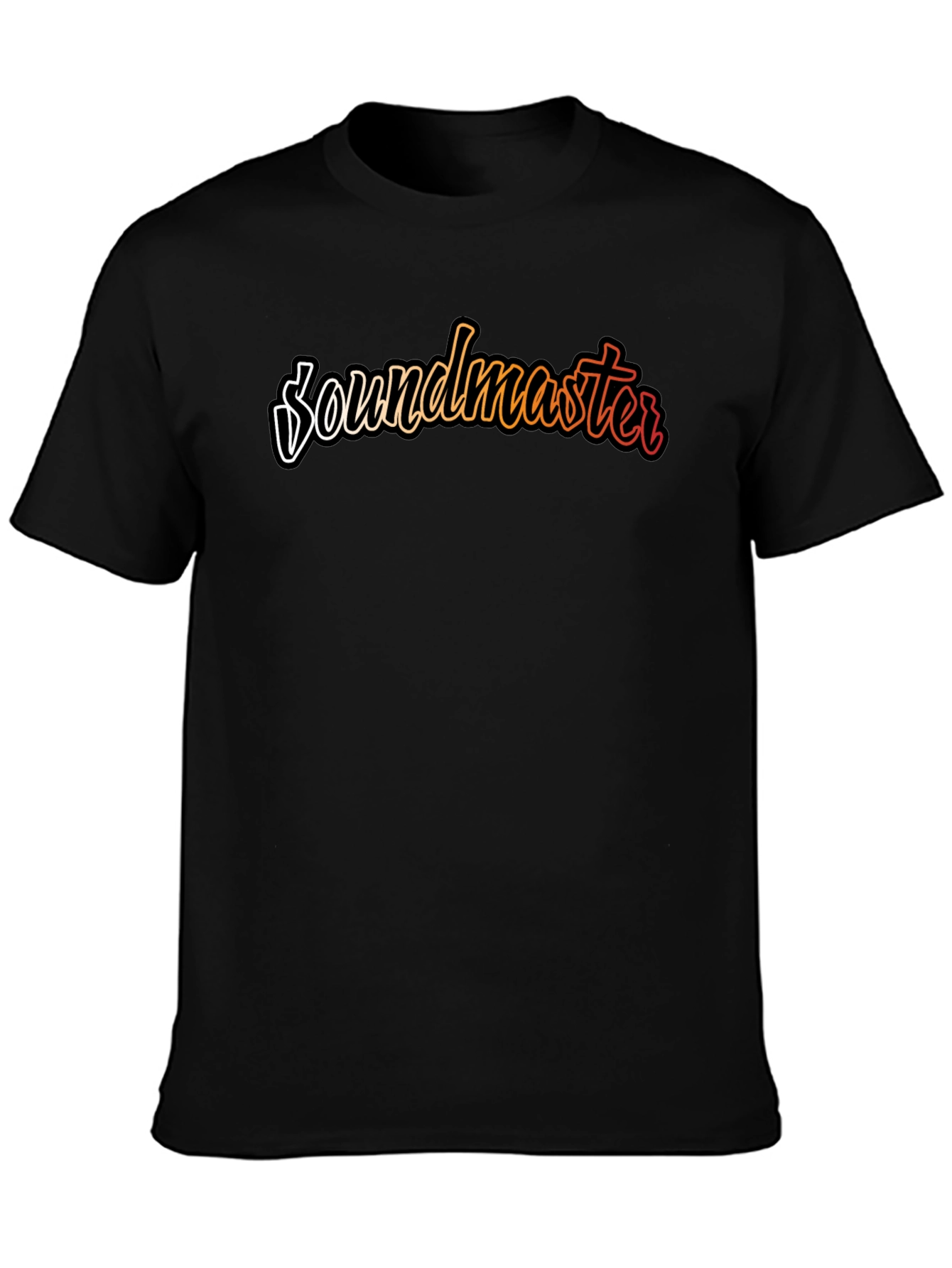 Soundmaster Graphic Tee - Stylish Black T-Shirt