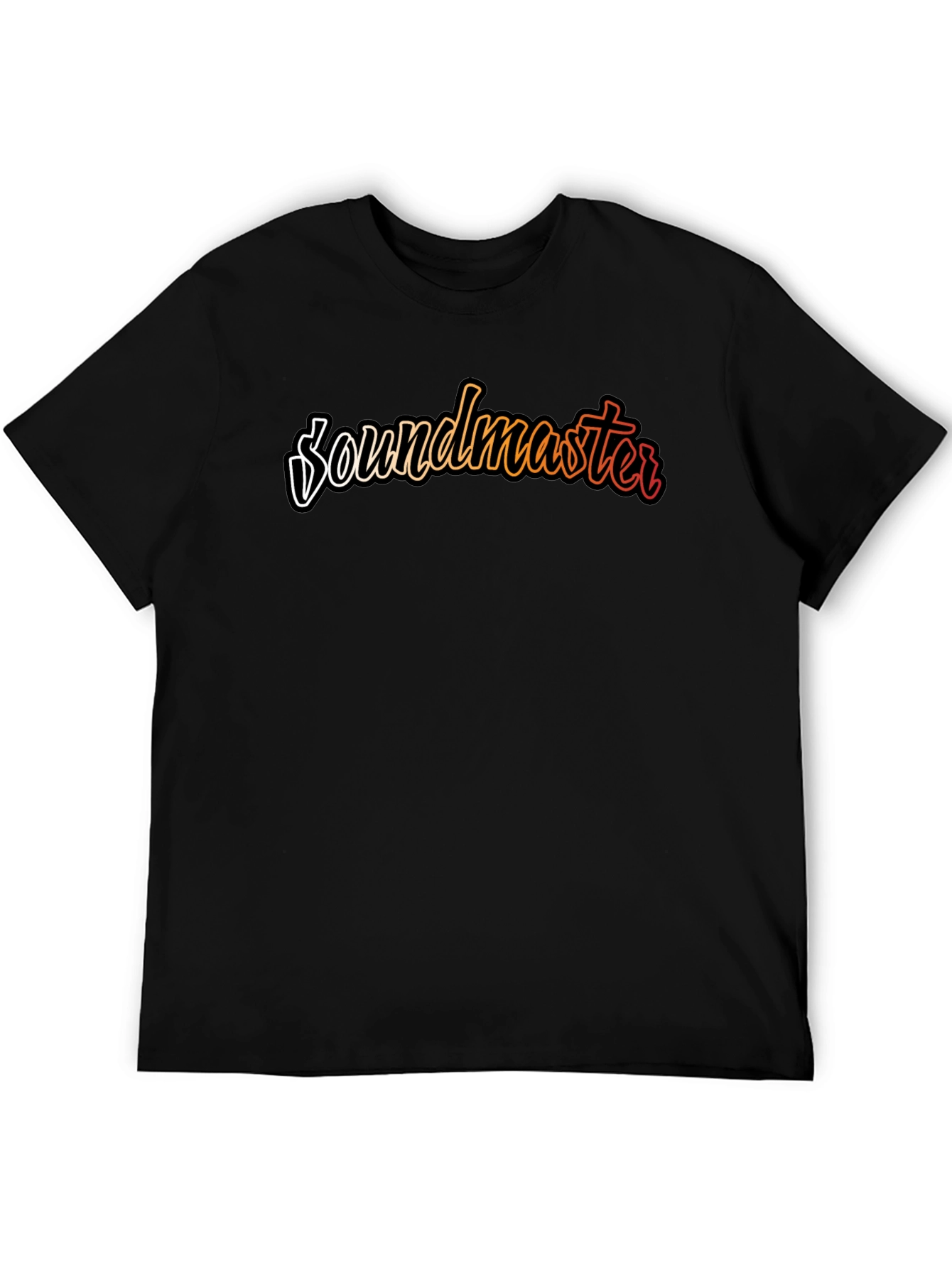 Soundmaster Graphic Tee - Stylish Black T-Shirt