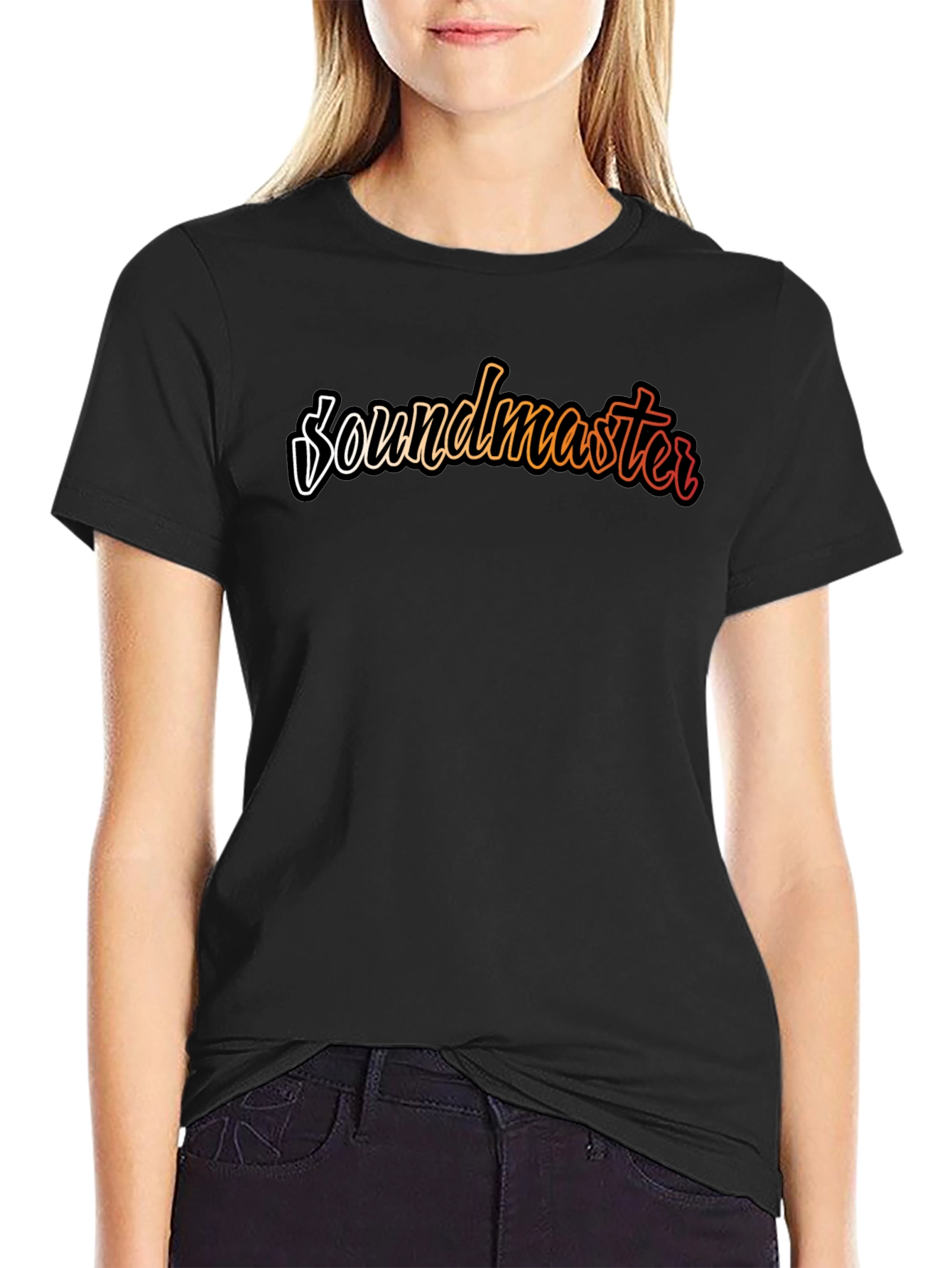 Soundmaster Graphic Tee - Stylish Black T-Shirt