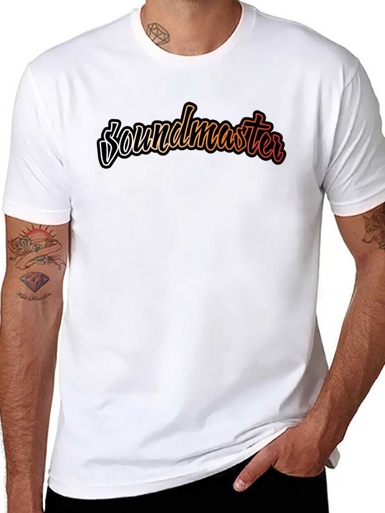 Soundmaster Graphic Tee - Stylish Black T-Shirt