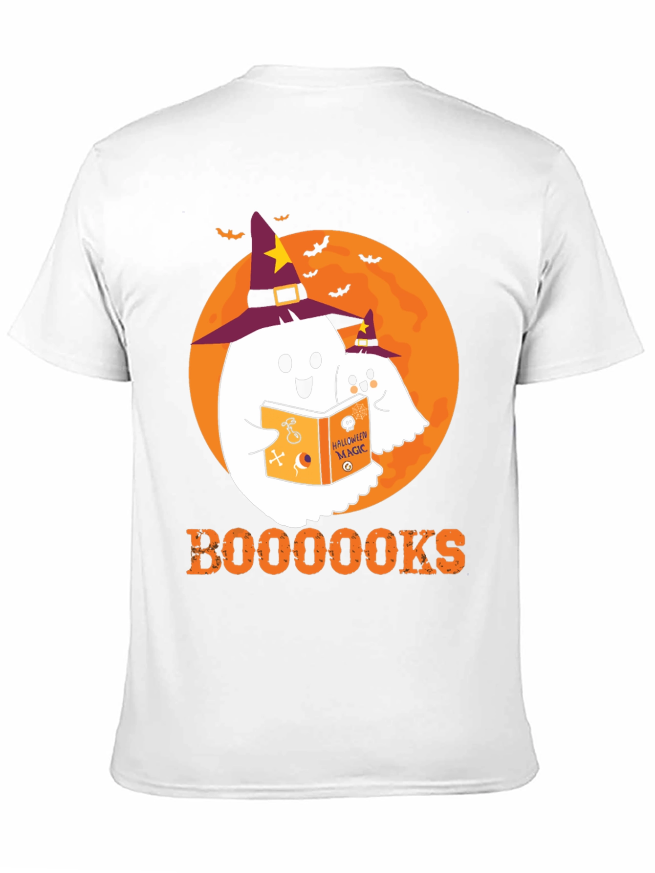 Halloween Ghost Reading T-Shirt