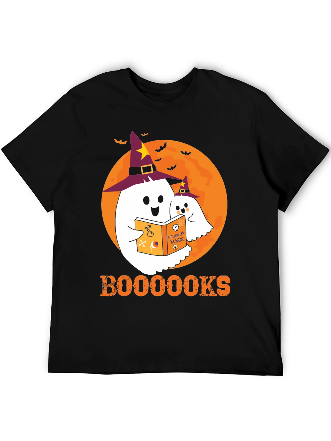 Halloween Ghost Reading T-Shirt