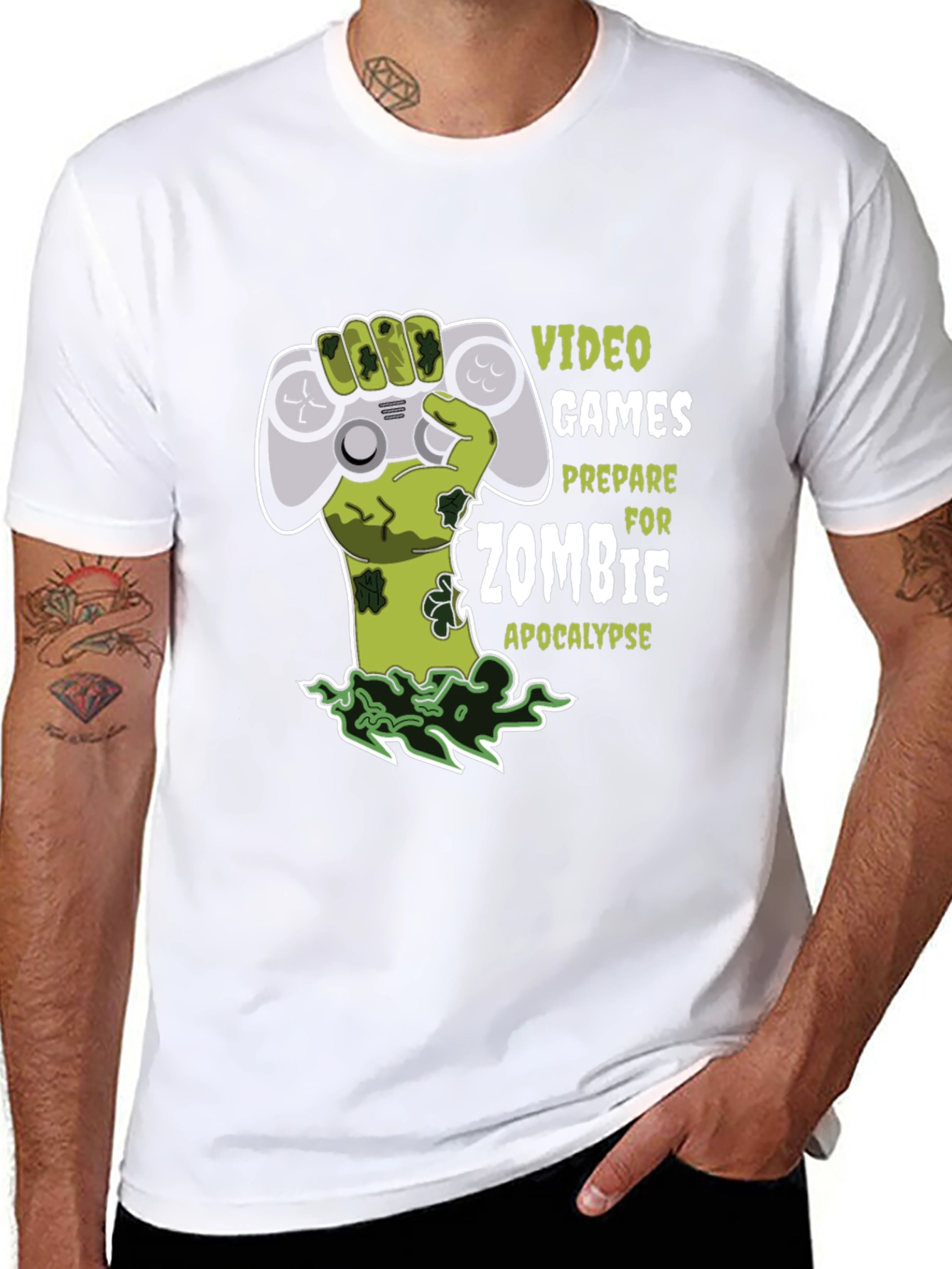 Zombie Apocalypse Gamer T-Shirt