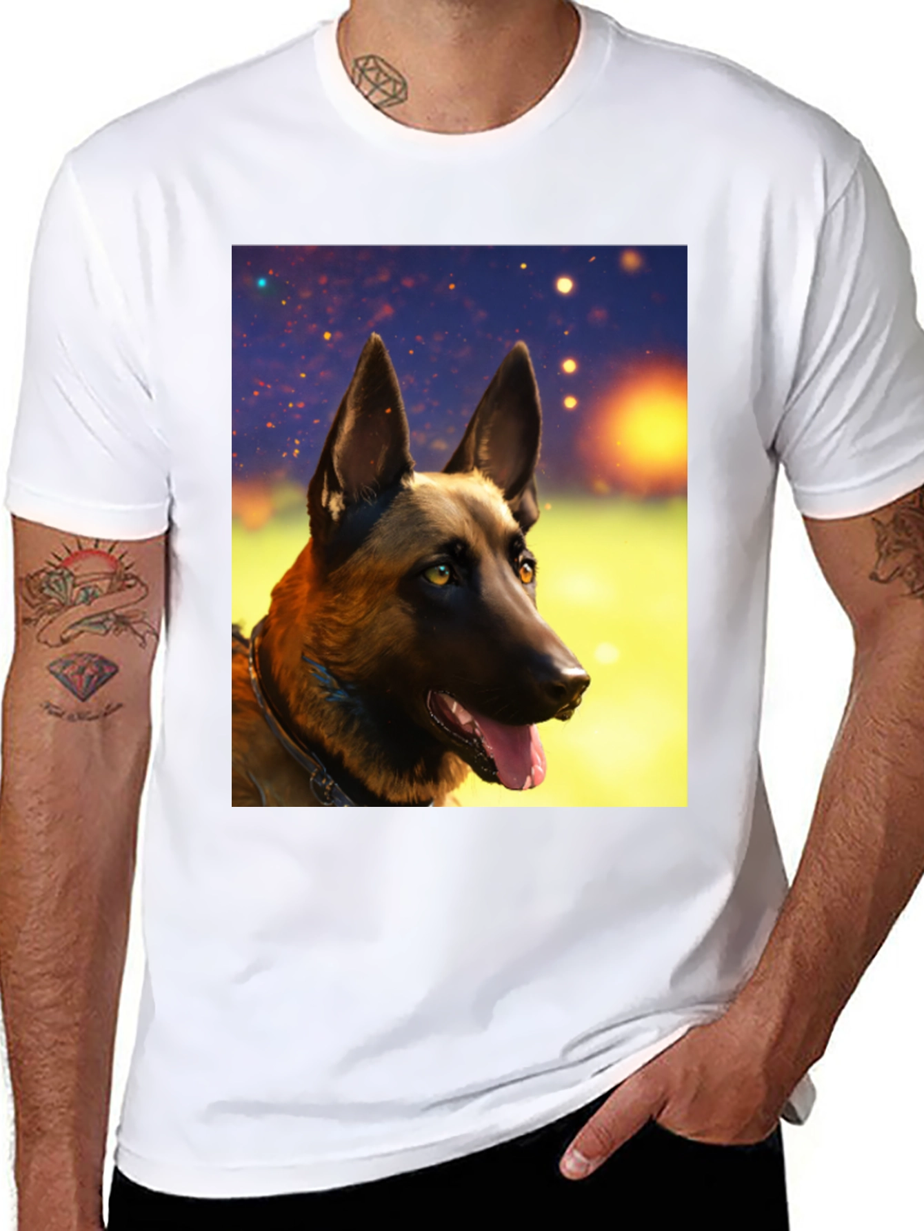 Belgian Malinois Dog T-Shirt | Malinois Lover Tee | Dog Lover Gift Shirt | Free Shipping $50+
