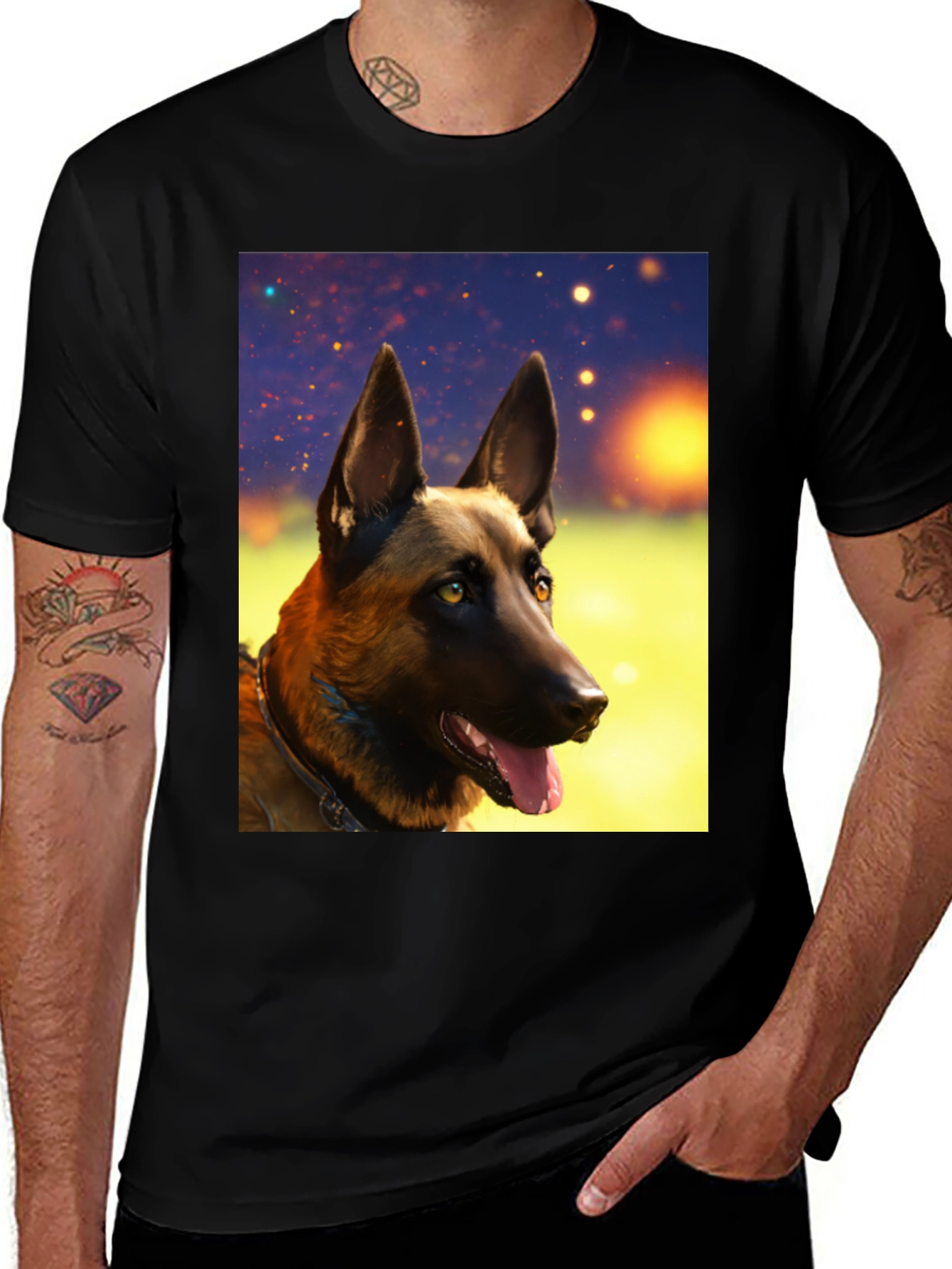 Belgian Malinois Dog T-Shirt | Malinois Lover Tee | Dog Lover Gift Shirt | Free Shipping $50+
