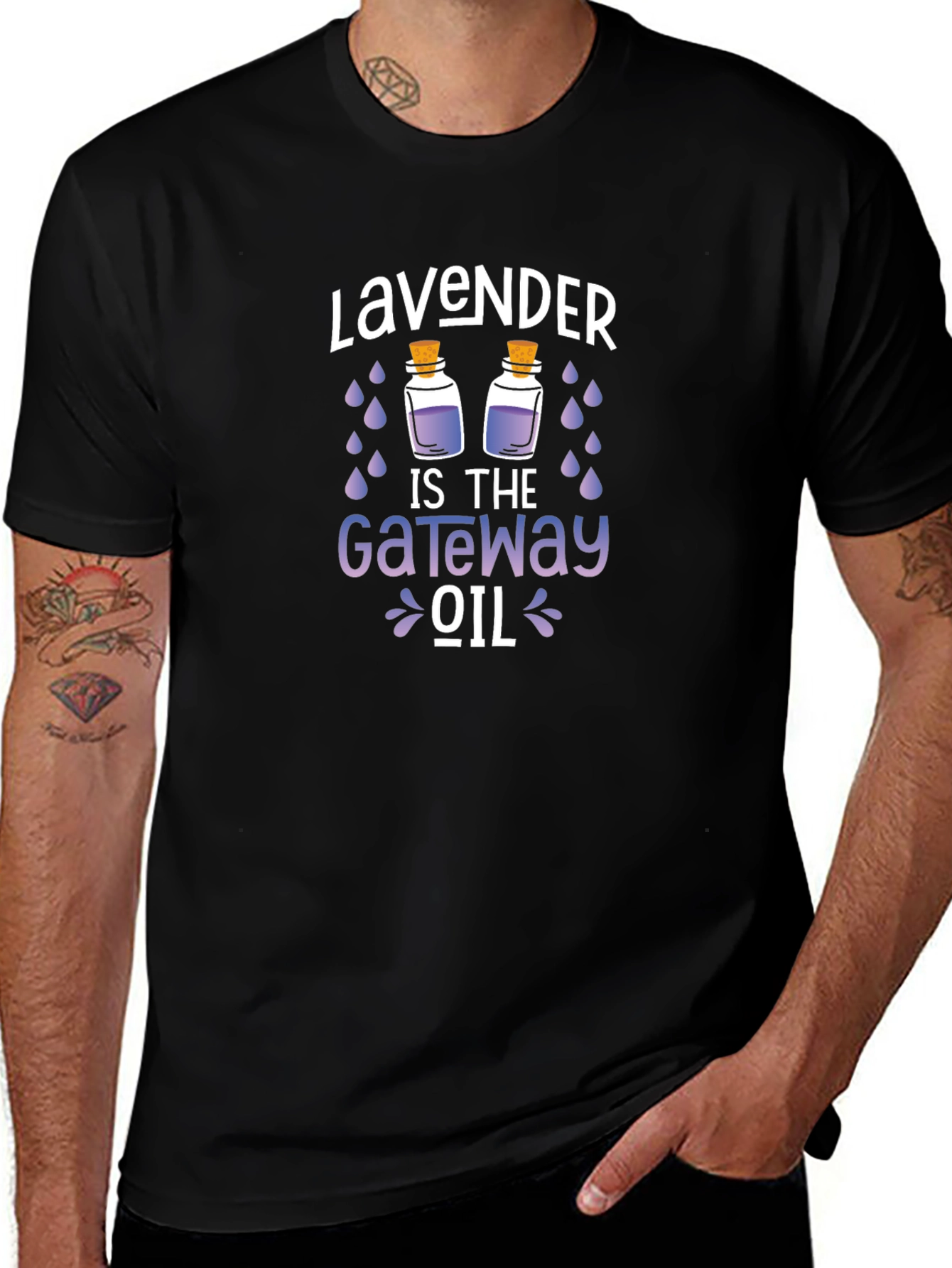 Lavender Gateway Essential Oil T-Shirt
