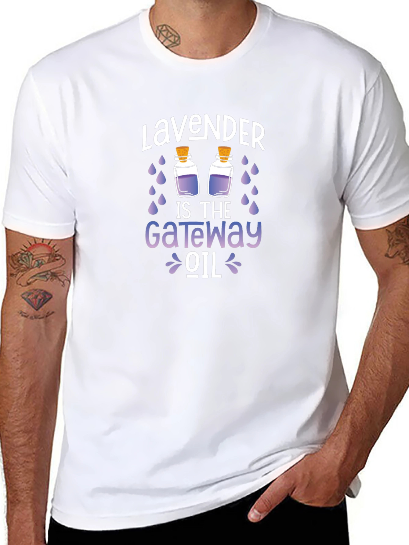 Lavender Gateway Essential Oil T-Shirt